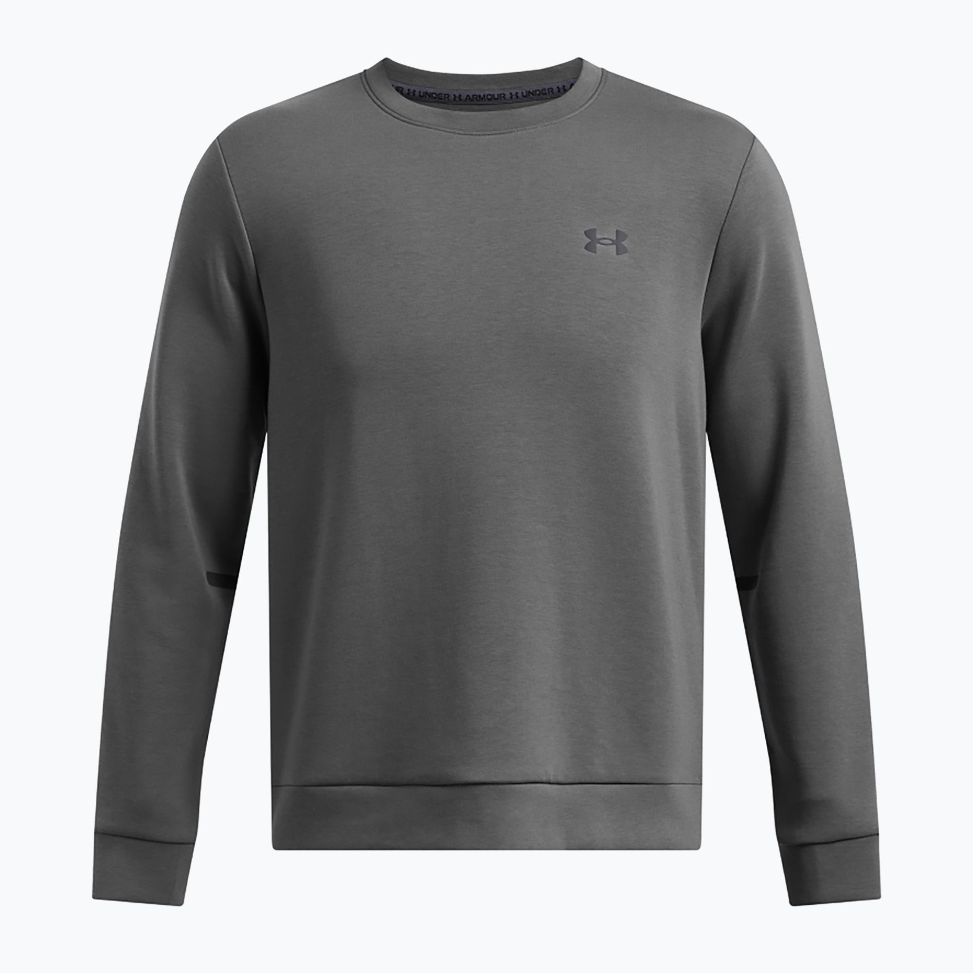 Pánska mikina Under Armour Unstoppable Fleece Crew castlerock/black (Unstoppable Fleece Crew 1389351-025)