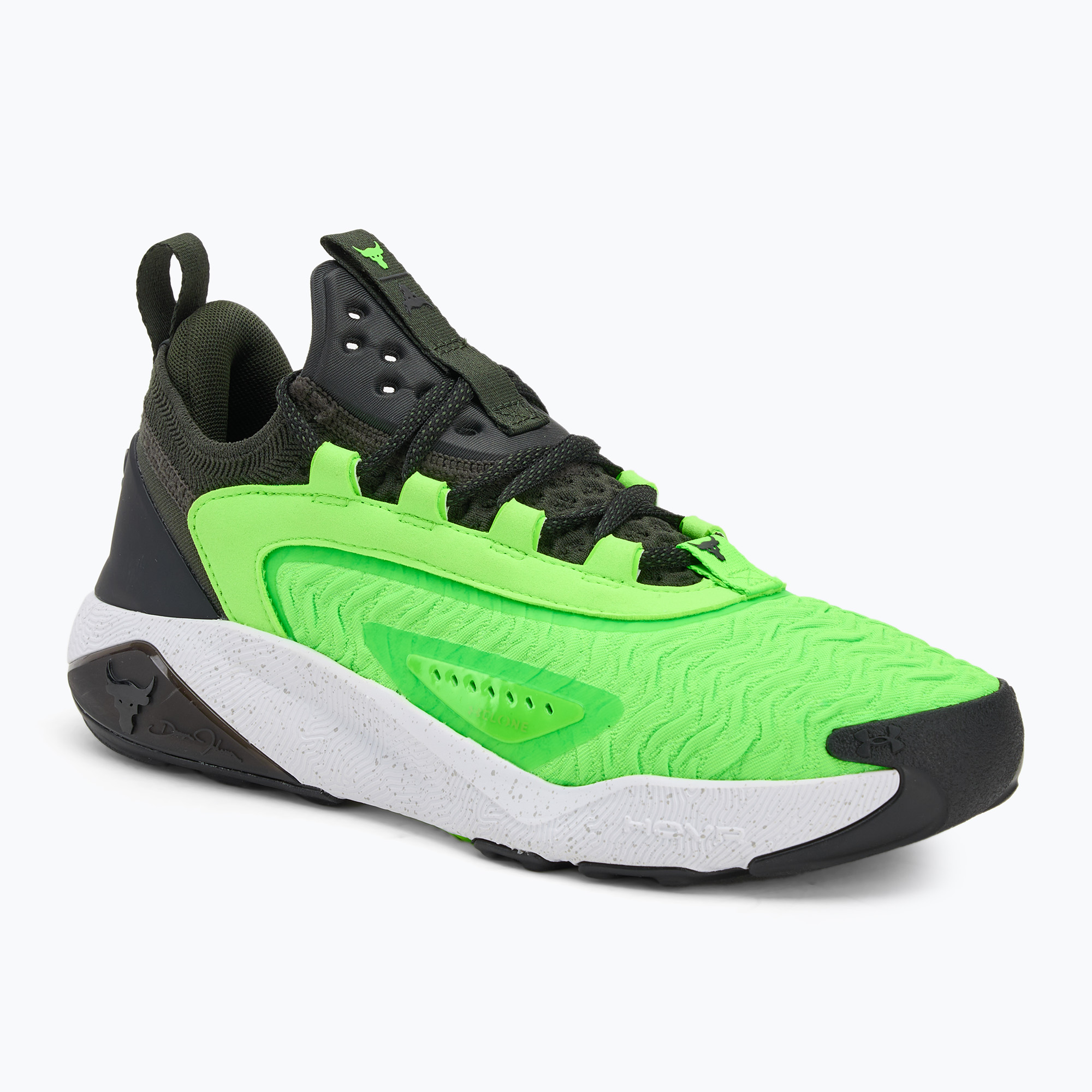 Buty treningowe męskie Under Armour Project Rock 7 baroque green/hyper green/black 