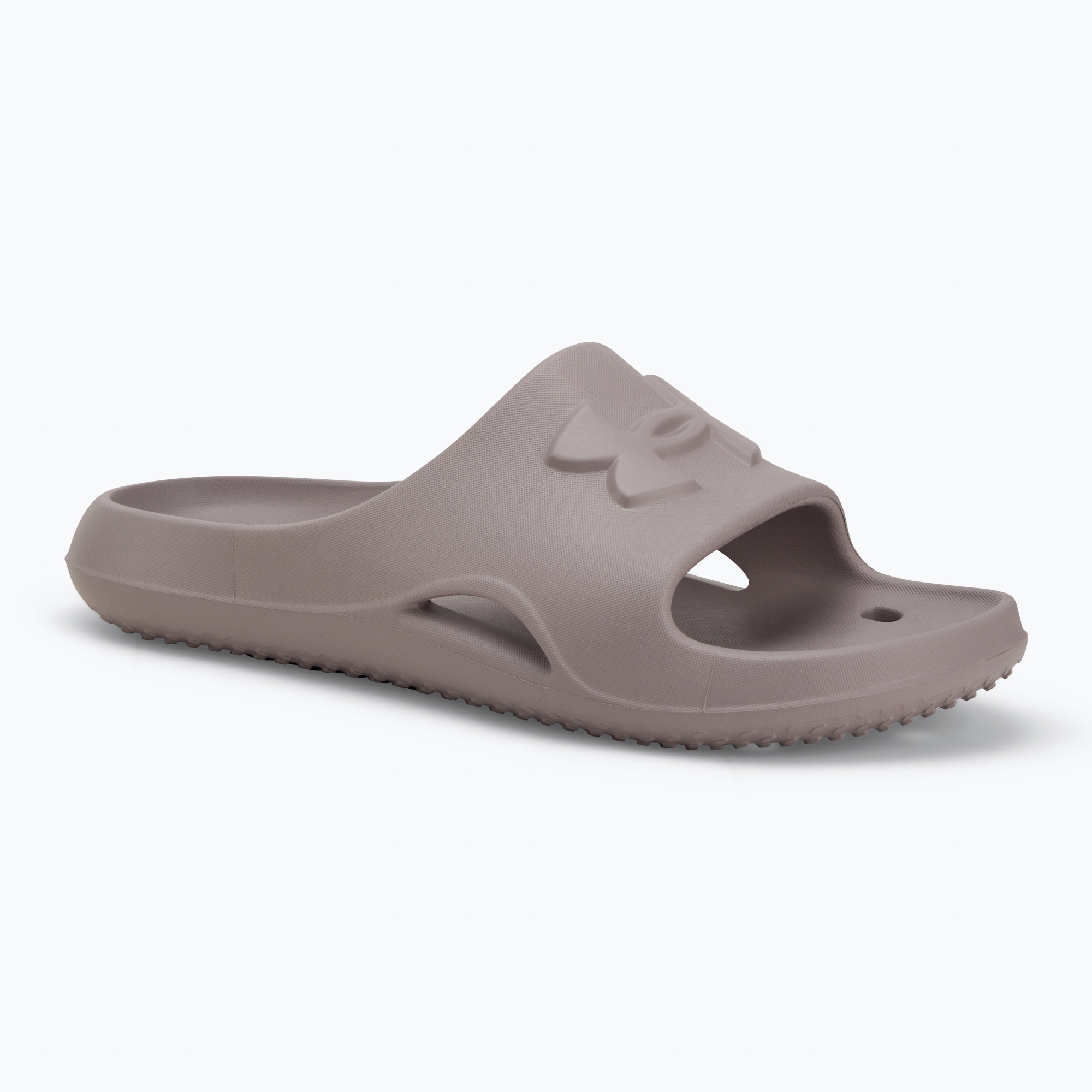 Men's slides Under Armour Locker V Slide gray dawn/gray dawn/gray dawn (44 EU)