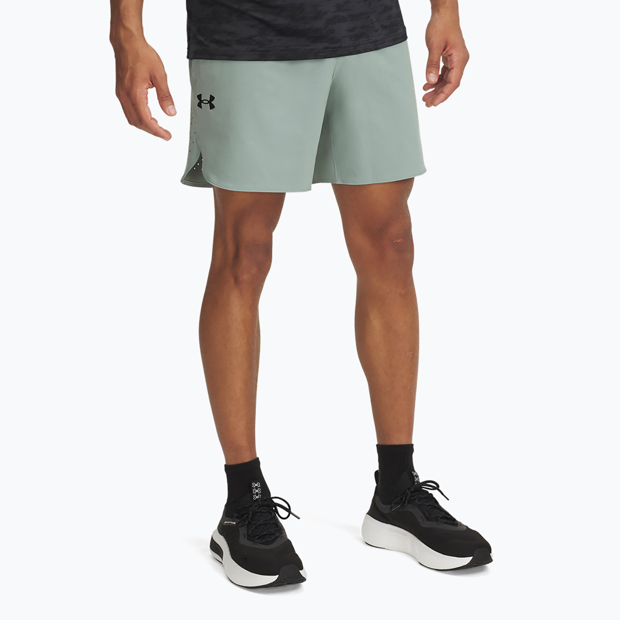 Spodenki męskie Under Armour Vanish Elite silica green/black 