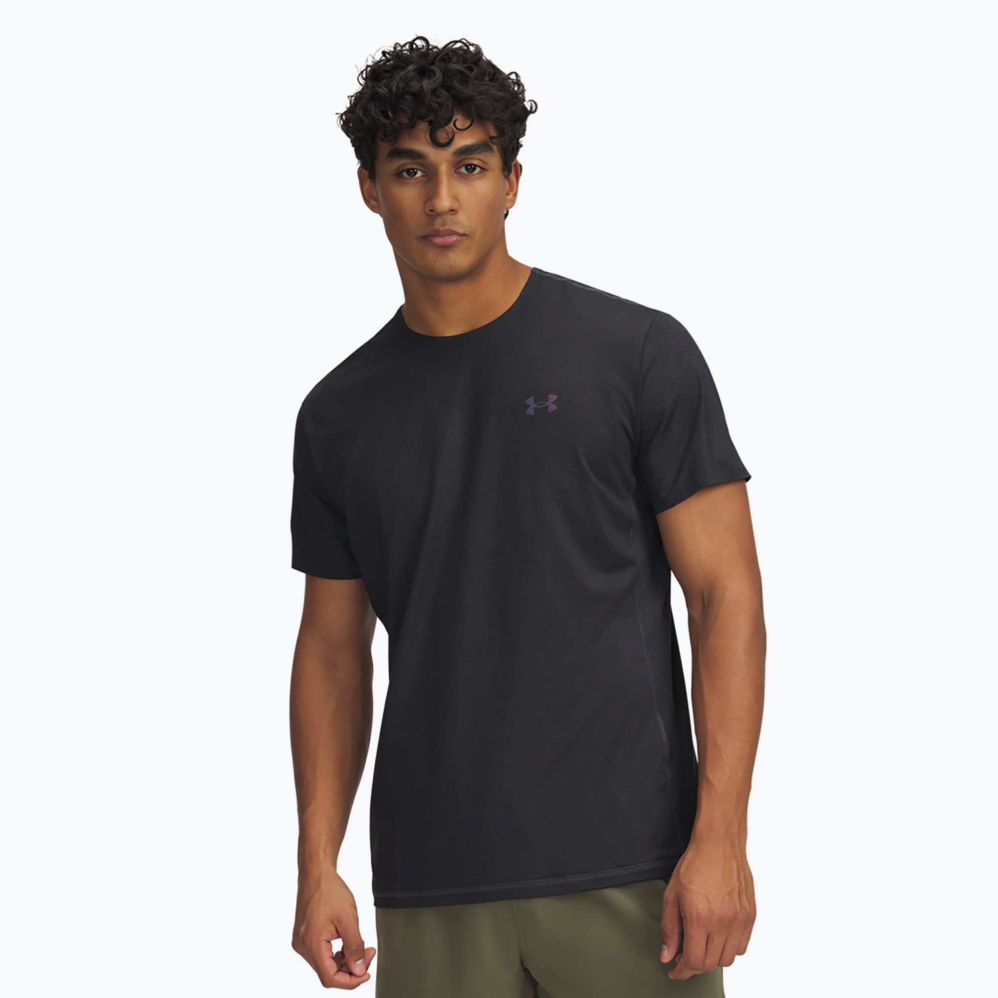 Koszulka treningowa męska Under Armour Vanish Elite Vent Printed anthracite/black/iridescent 