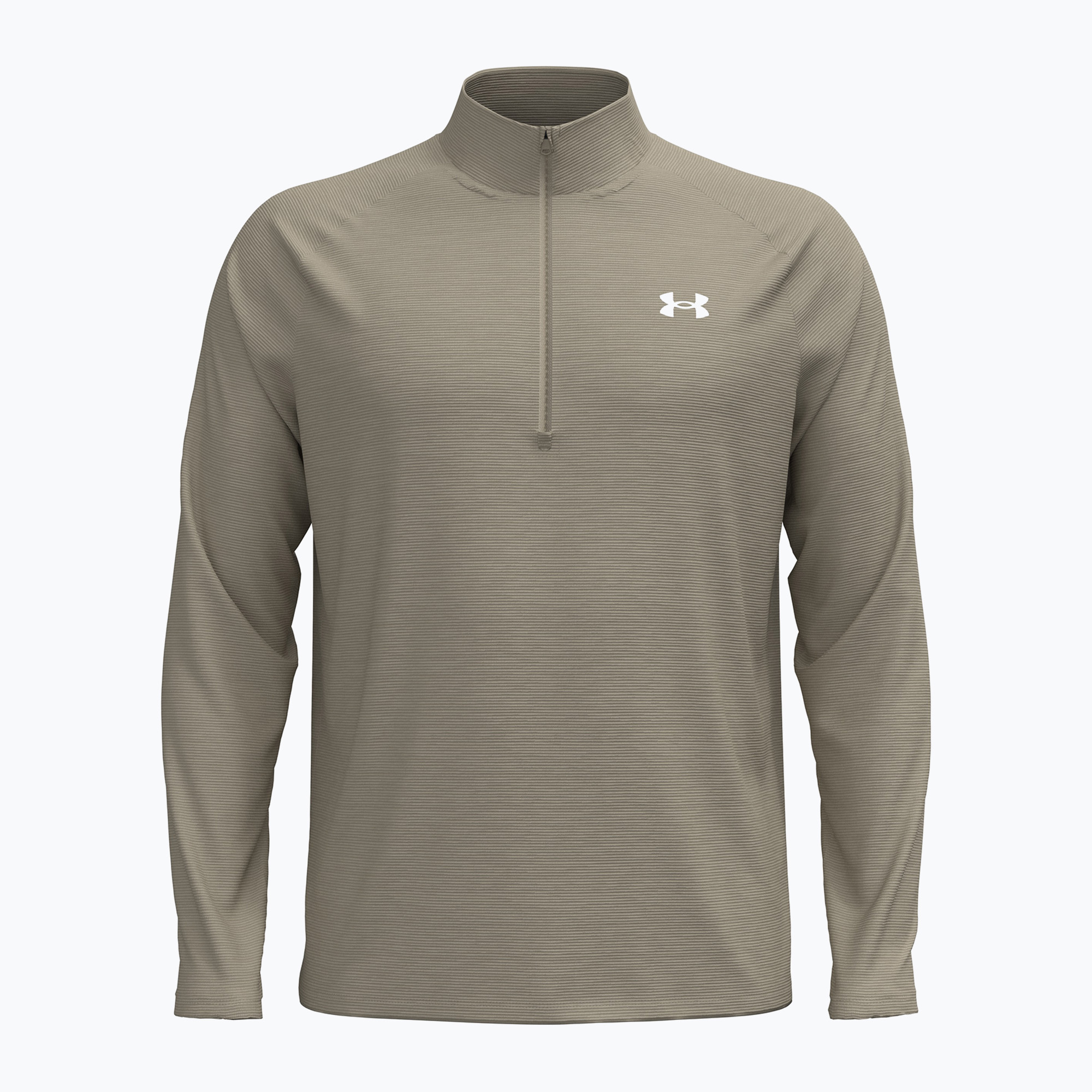 Мъжки суитшърт Under Armour Tech Textured 1/2 Zip city khaki/black