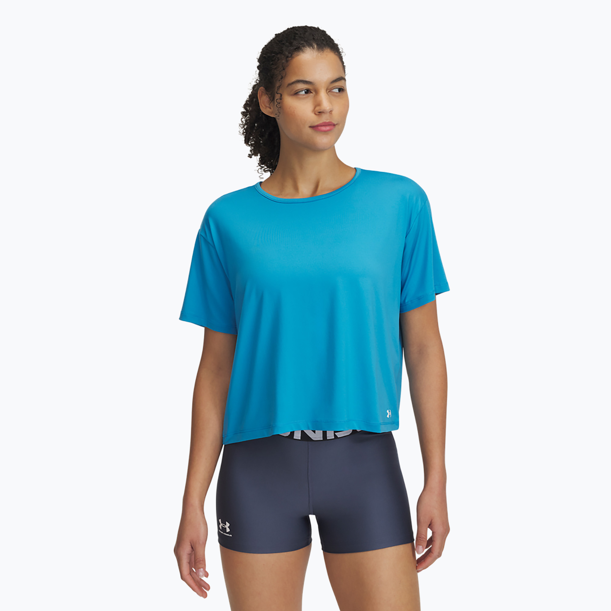 Maglietta da allenamento Under Armour Motion donna blu etere/bianco (L) (Motion 1379178-452)
