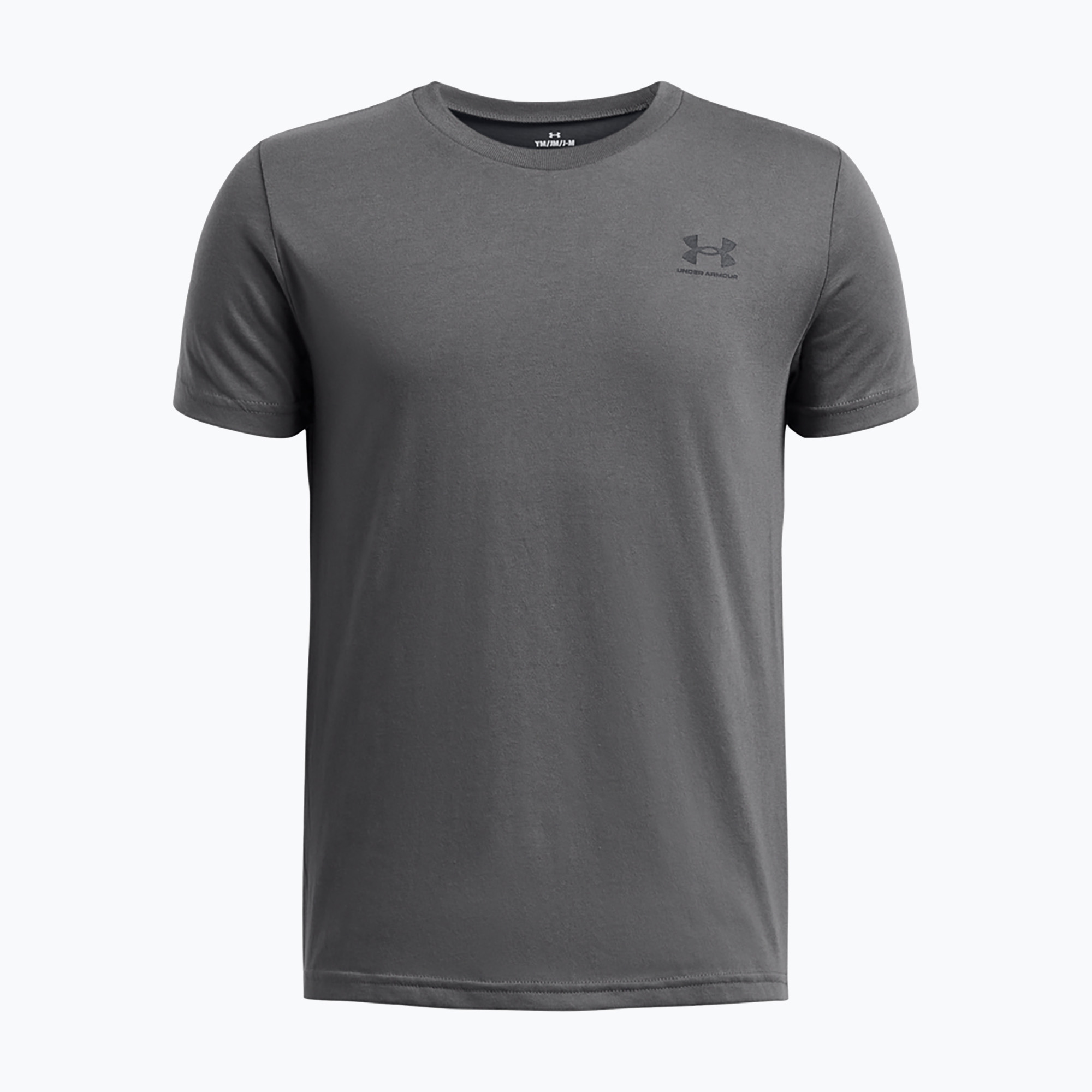 Детска тениска Under Armour Sportstyle Left Chest pitch gray/black