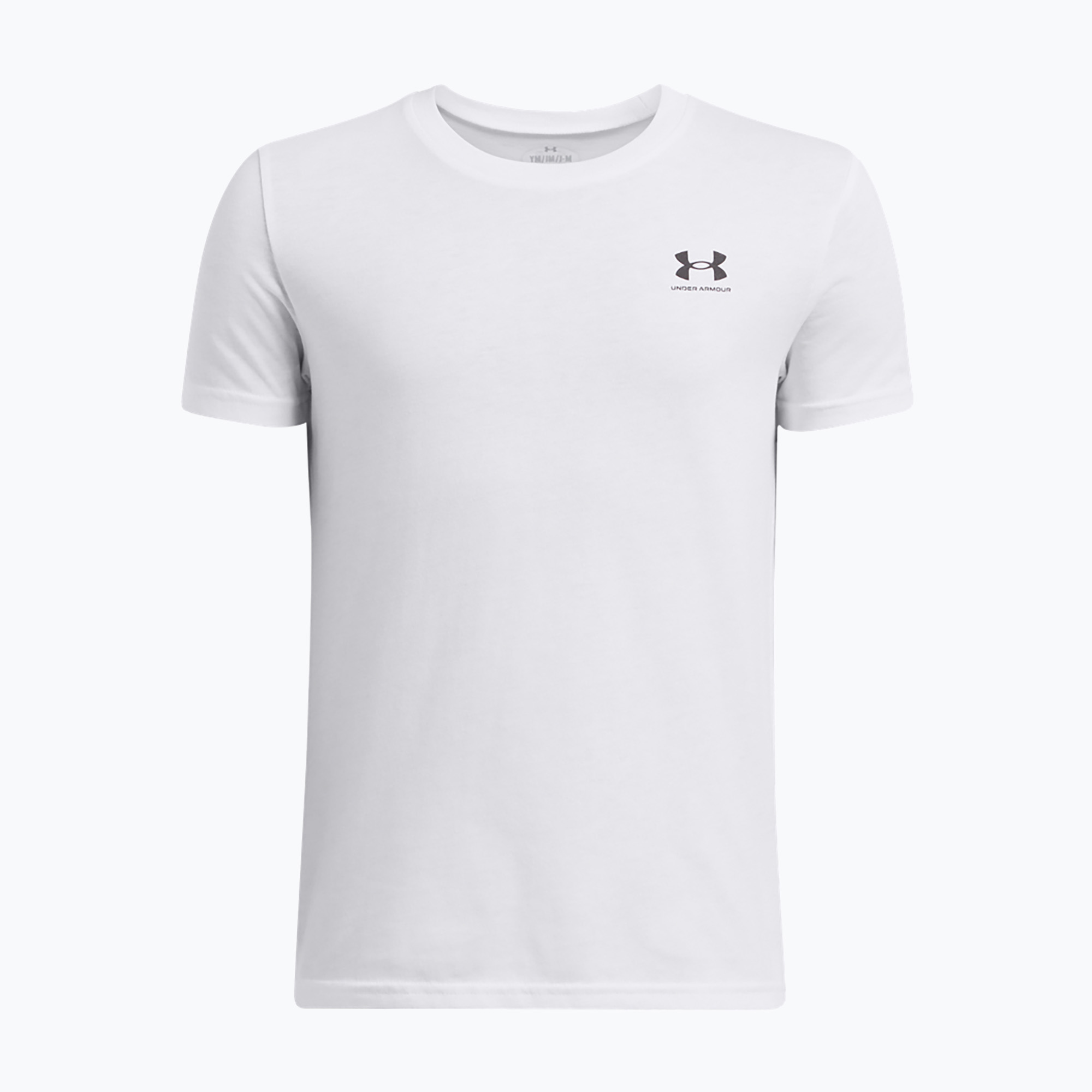 Детска тениска Under Armour Sportstyle Left Chest white