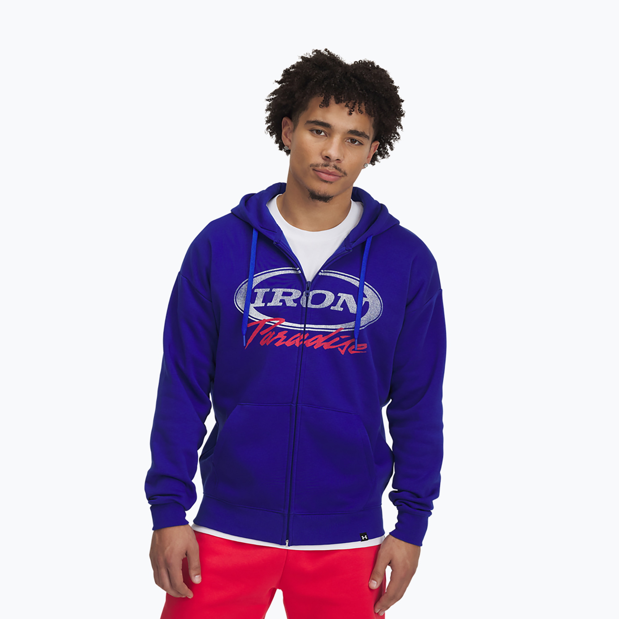 Bluza męska Under Armour Project Rock Icon Fleece FZ royal black/black