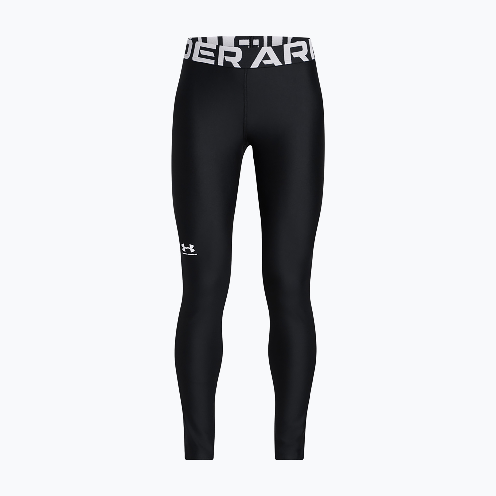 Legginsy treningowe dziecięce Under Armour HeatGear white/black
