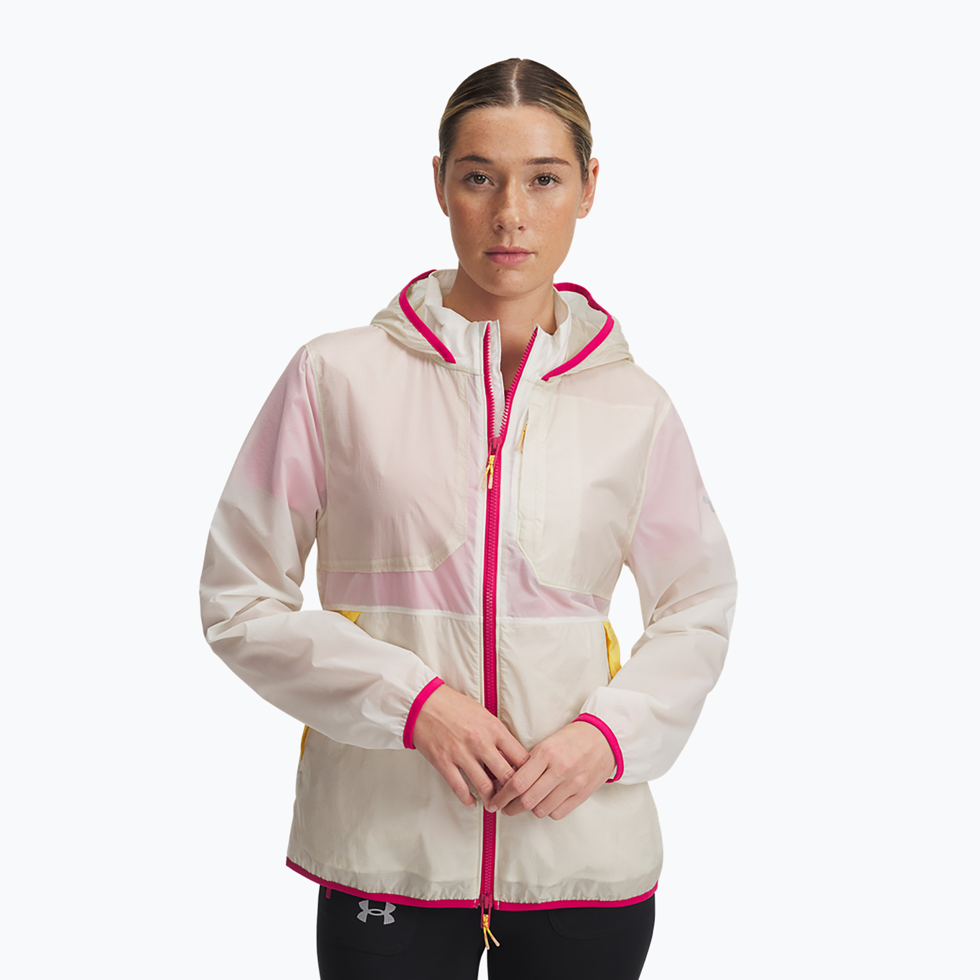 Дамско яке за бягане Under Armour Trail Run stone