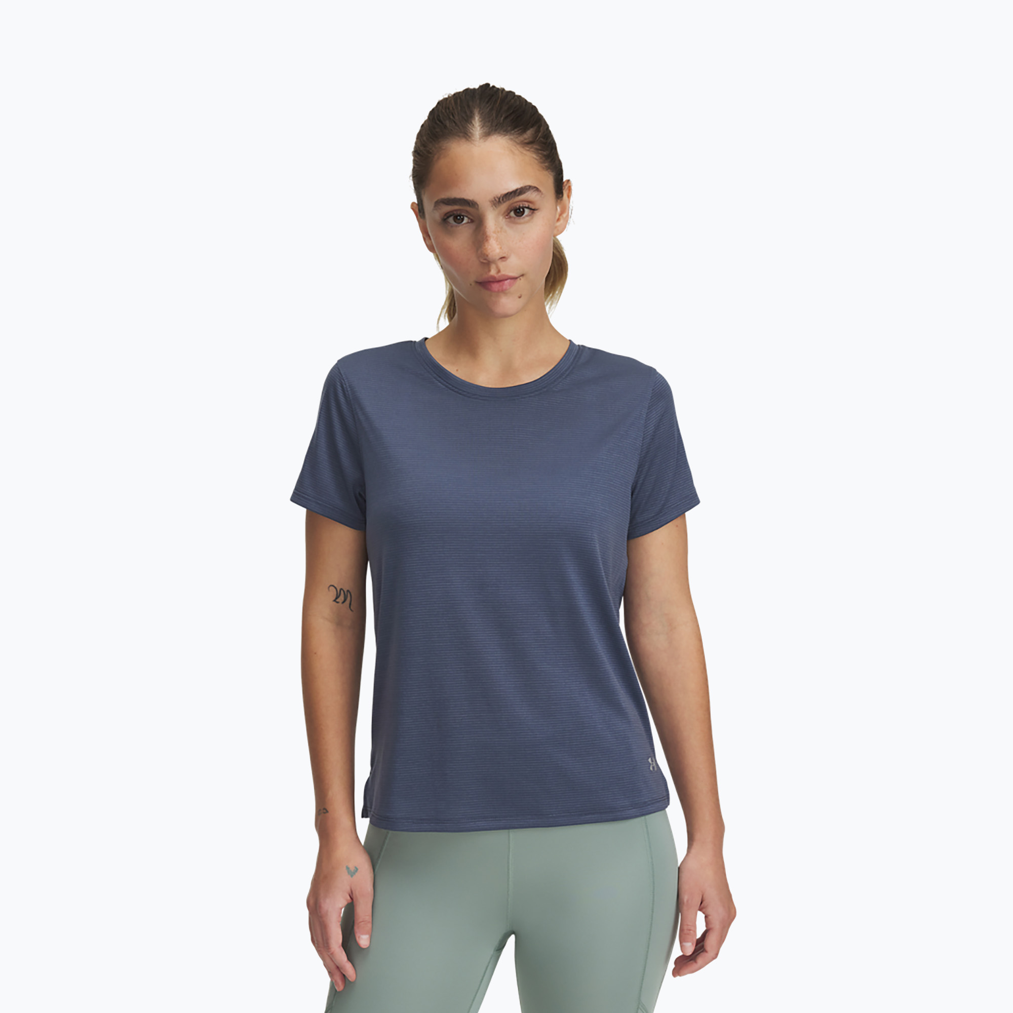 Maglietta da running Under Armour Launch donna grigio acquazzone/riflettente (S) (Launch 1382434-044)