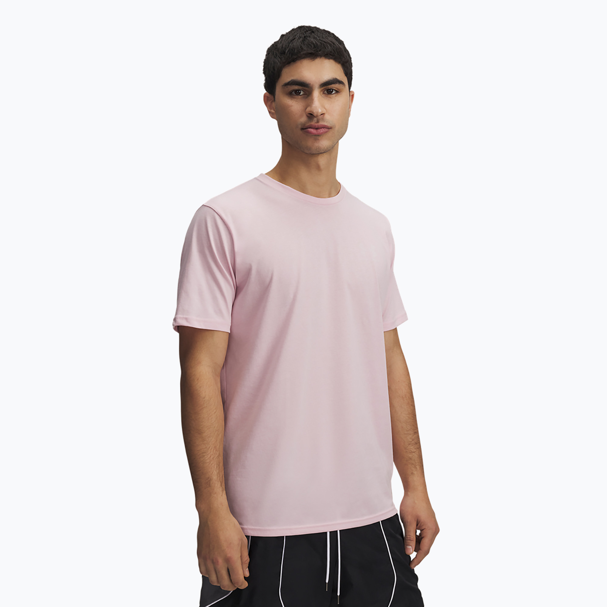 Maglietta Under Armour Sportstyle da uomo con petto sinistro rosa/bianco (L) (Sportstyle Left Chest 1326799-647)