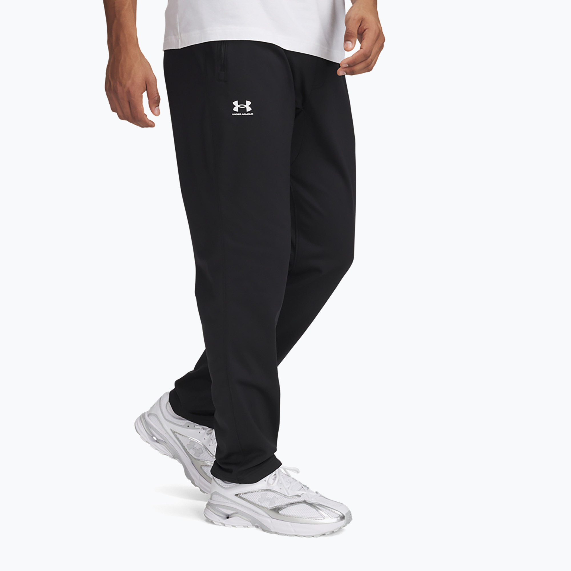 Мъжки панталони за бягане Under Armour Sportstyle Brawler Pant black/white