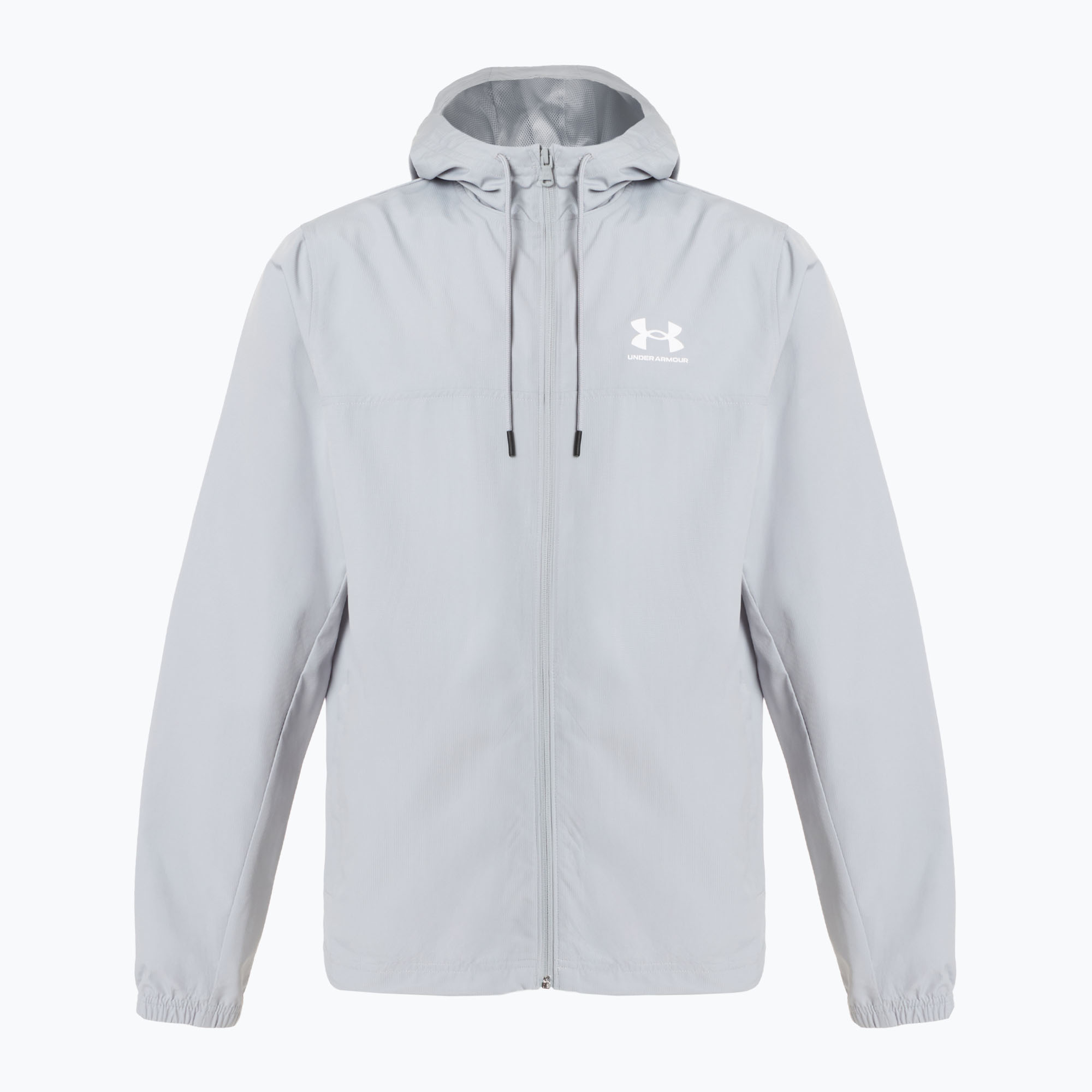 Kurtka męska Under Armour Rival Woven Windbreaker mod gray/mod gray/white 