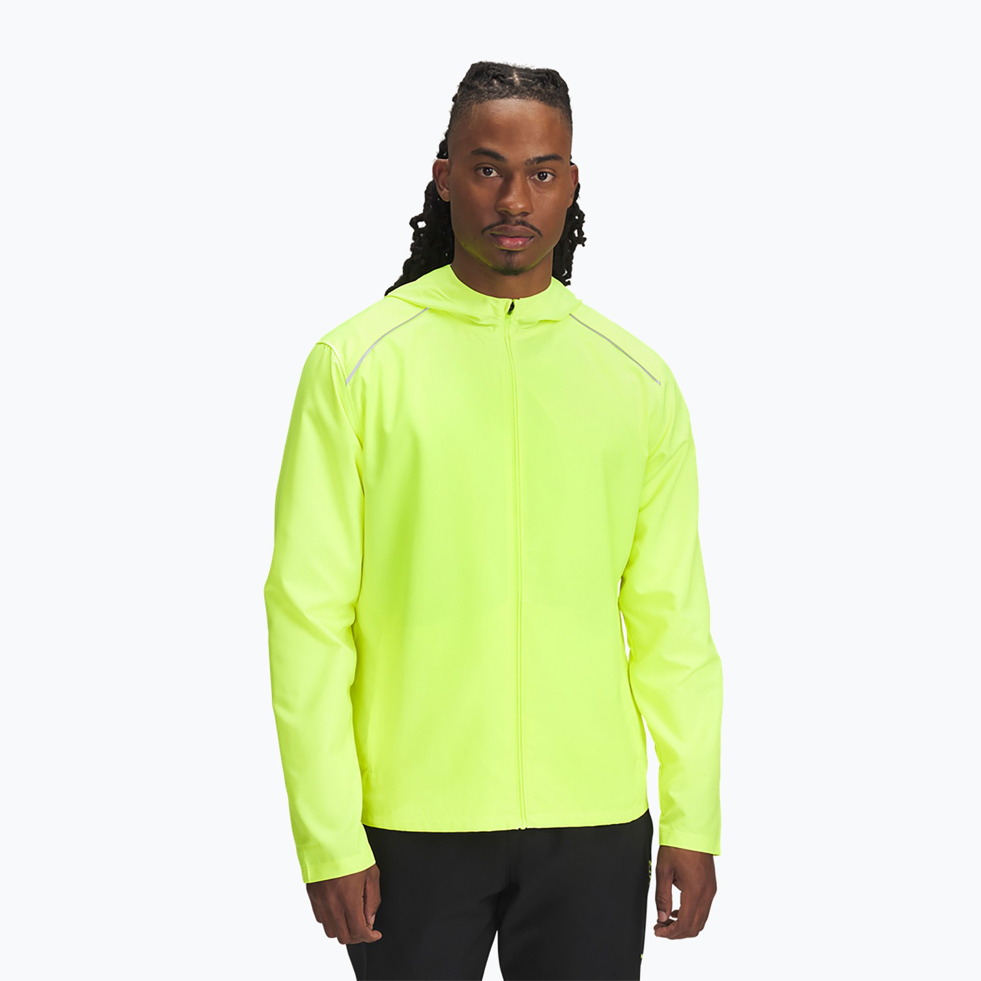 Kurtka do biegania męska Under Armour Storm Run Hooded high vis yellow//reflective 