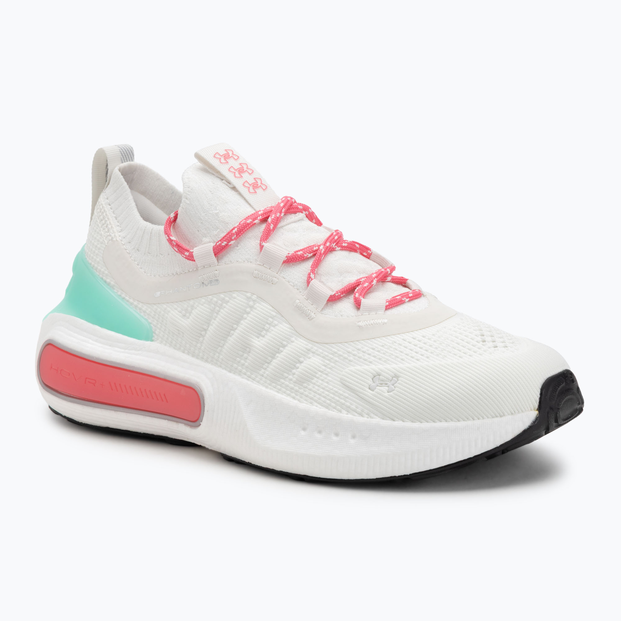 Dámske topánky Under Armour Phantom 4 White quartz/comet green/super pink (Phantom 4 3027594-114)