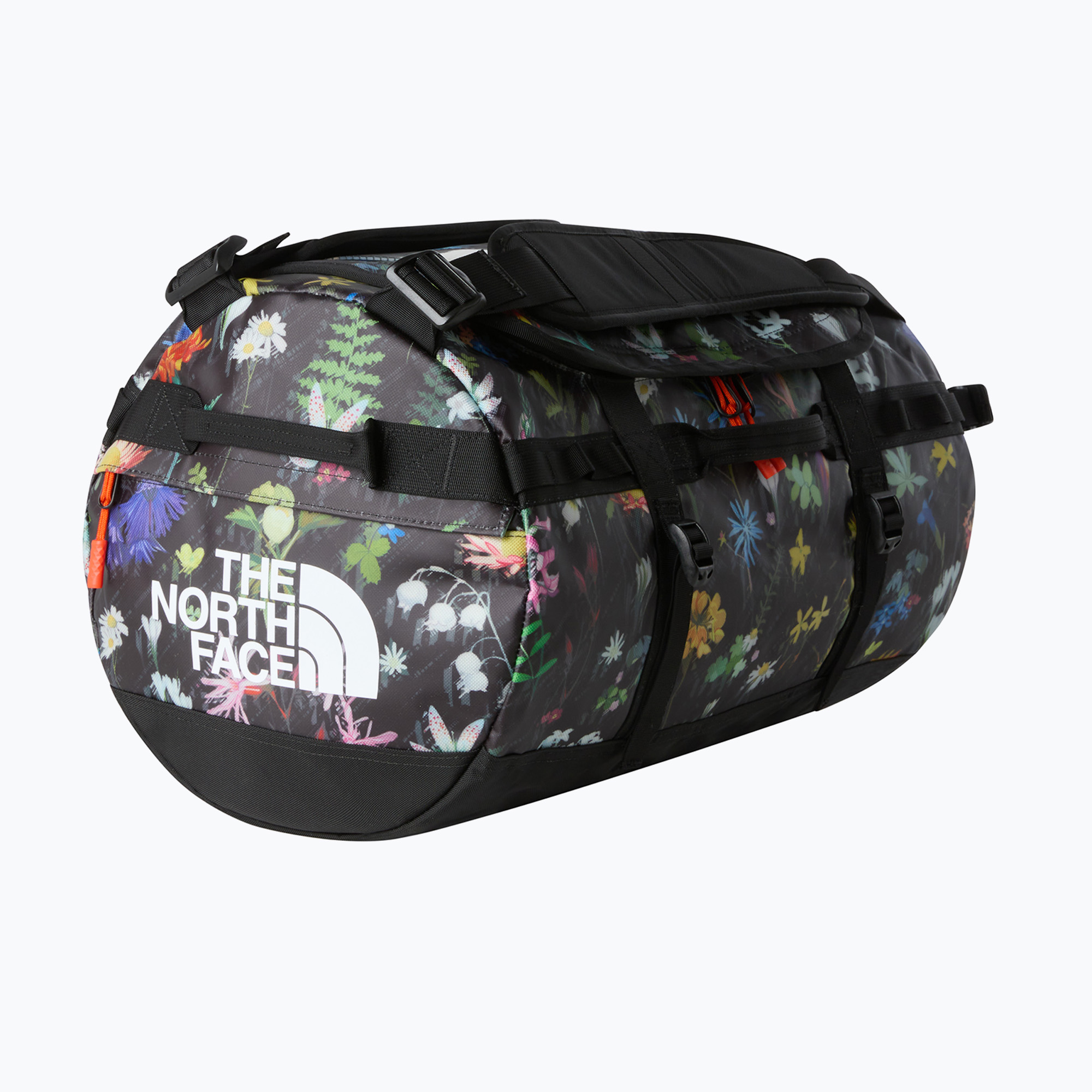Torba podróżna The North Face Base Camp Duffel S 50 l black alpine floral 