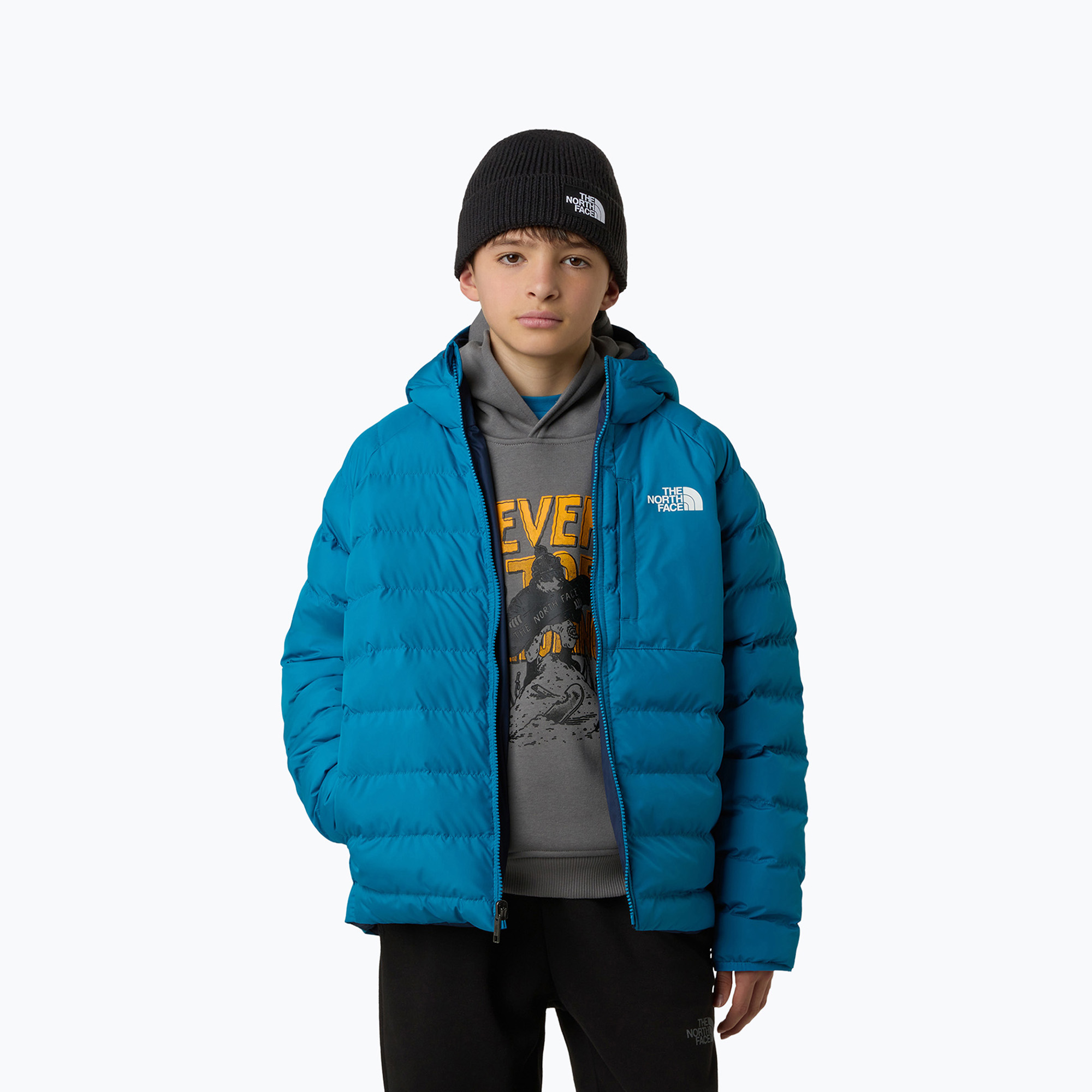 Kurtka ocieplana dziecięca The North Face Reversible Perrito dusk blue 