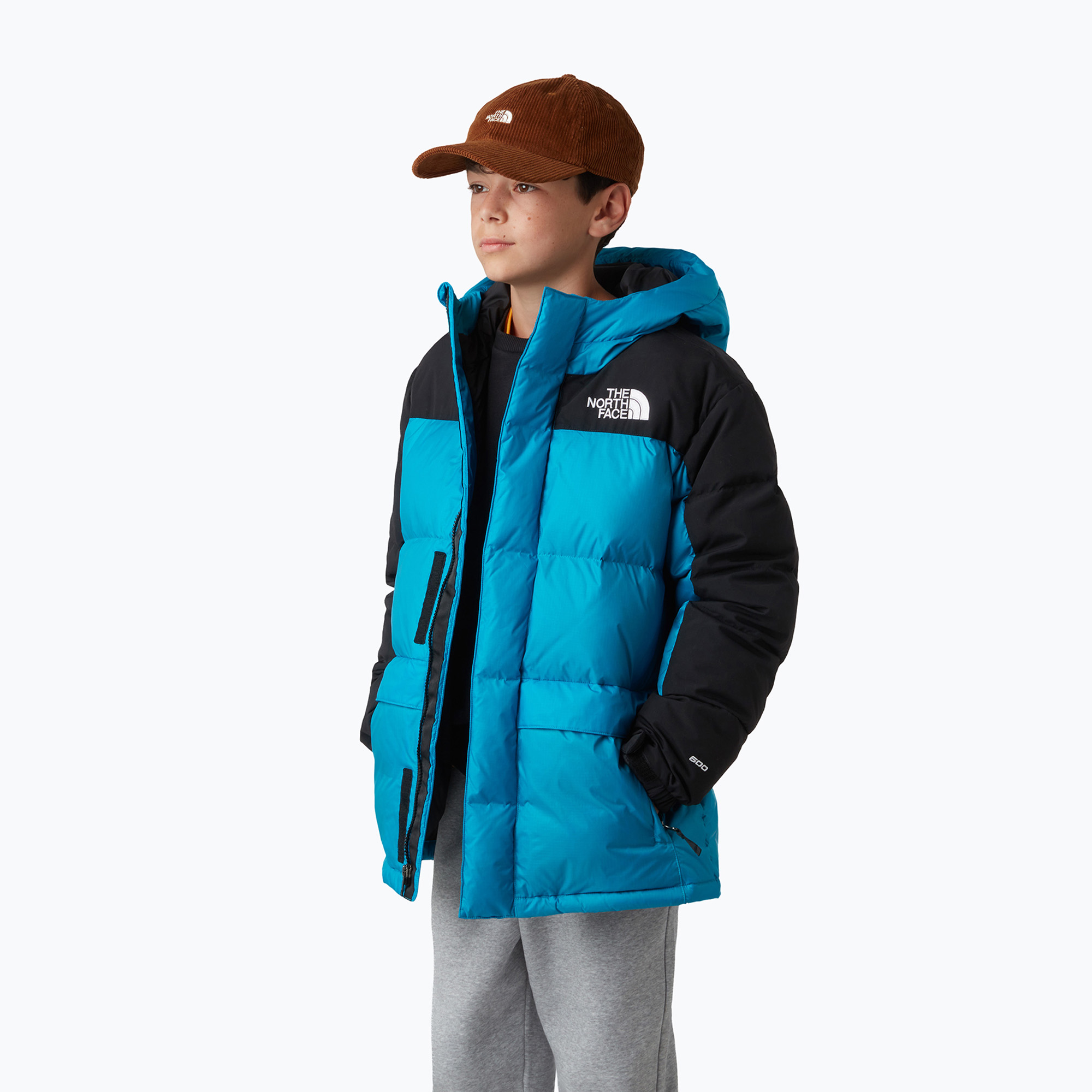 Kurtka puchowa dziecięca The North Face Hmyln Down Short Parka meridian blue 