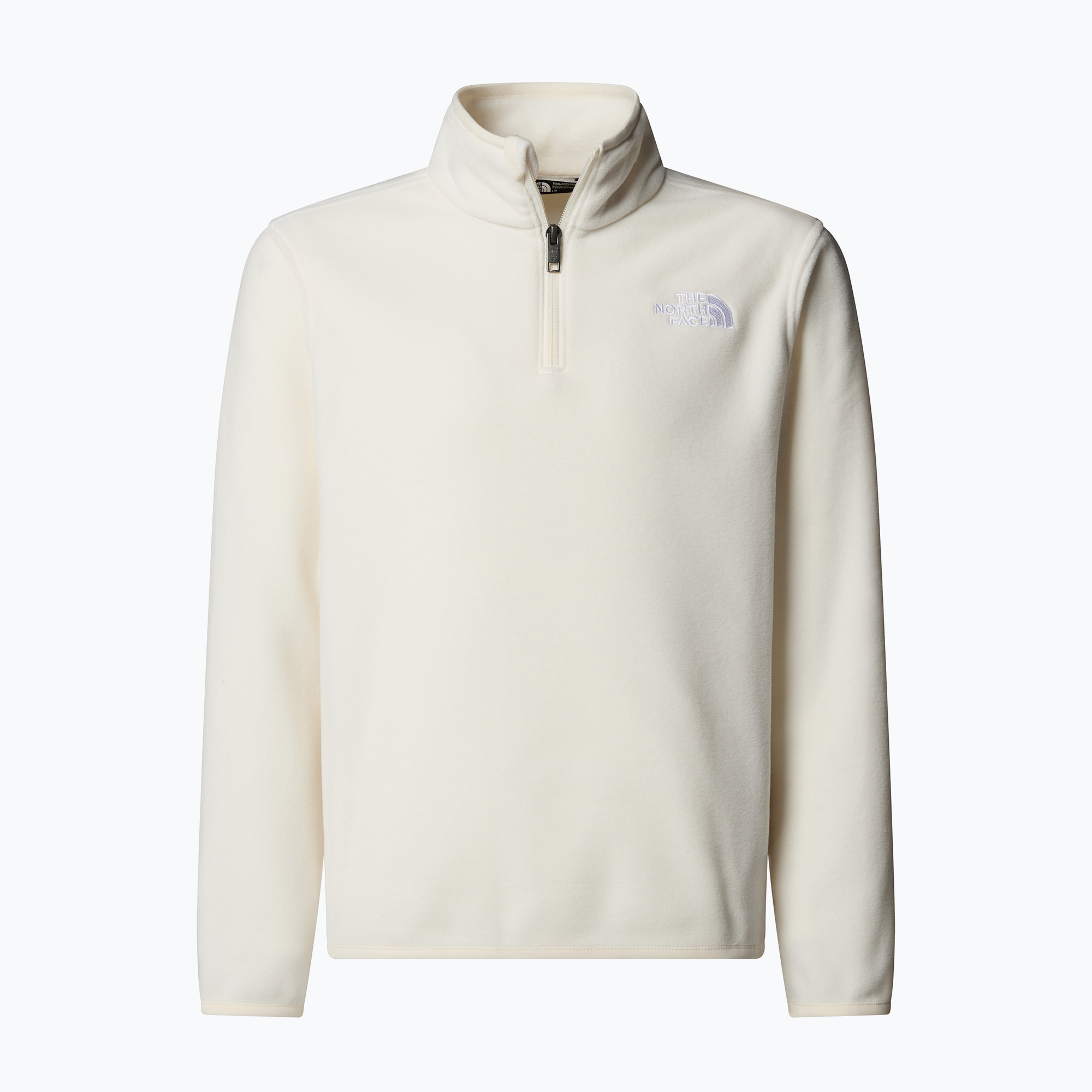 Bluza polarowa dziecięca The North Face Teen Glacier 1/4 Zip wine dune 