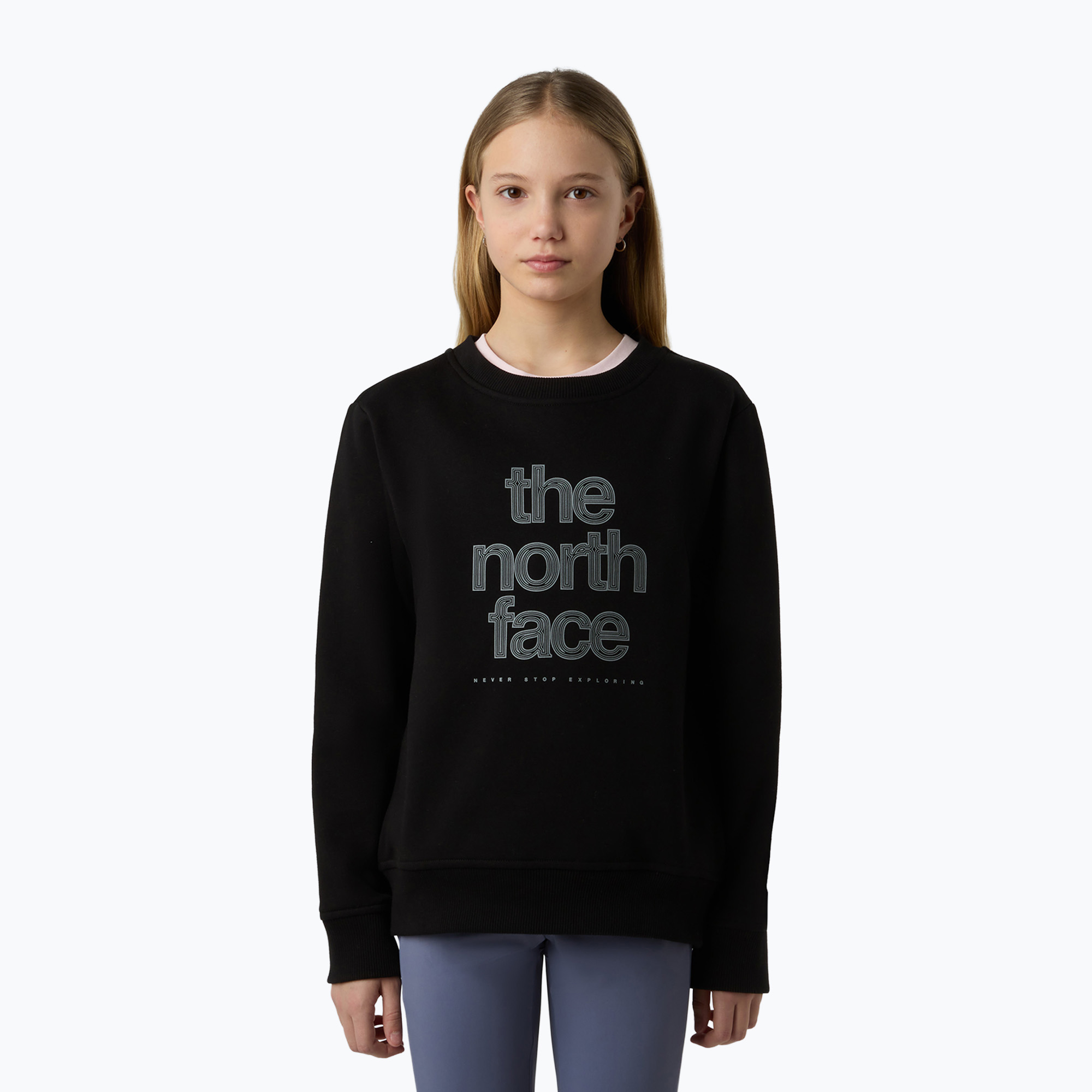 Bluza damska The North Face Reflective Logo Relaxed Crew black 