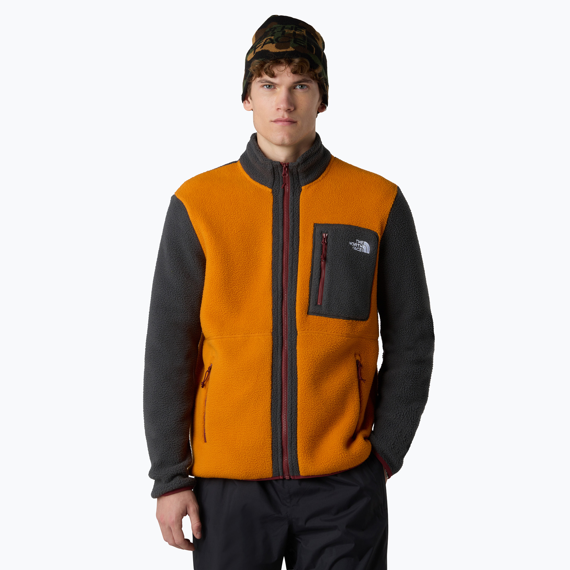 Bluza męska The North Face Yumiori Full Zip agate orange/asphalt grey 