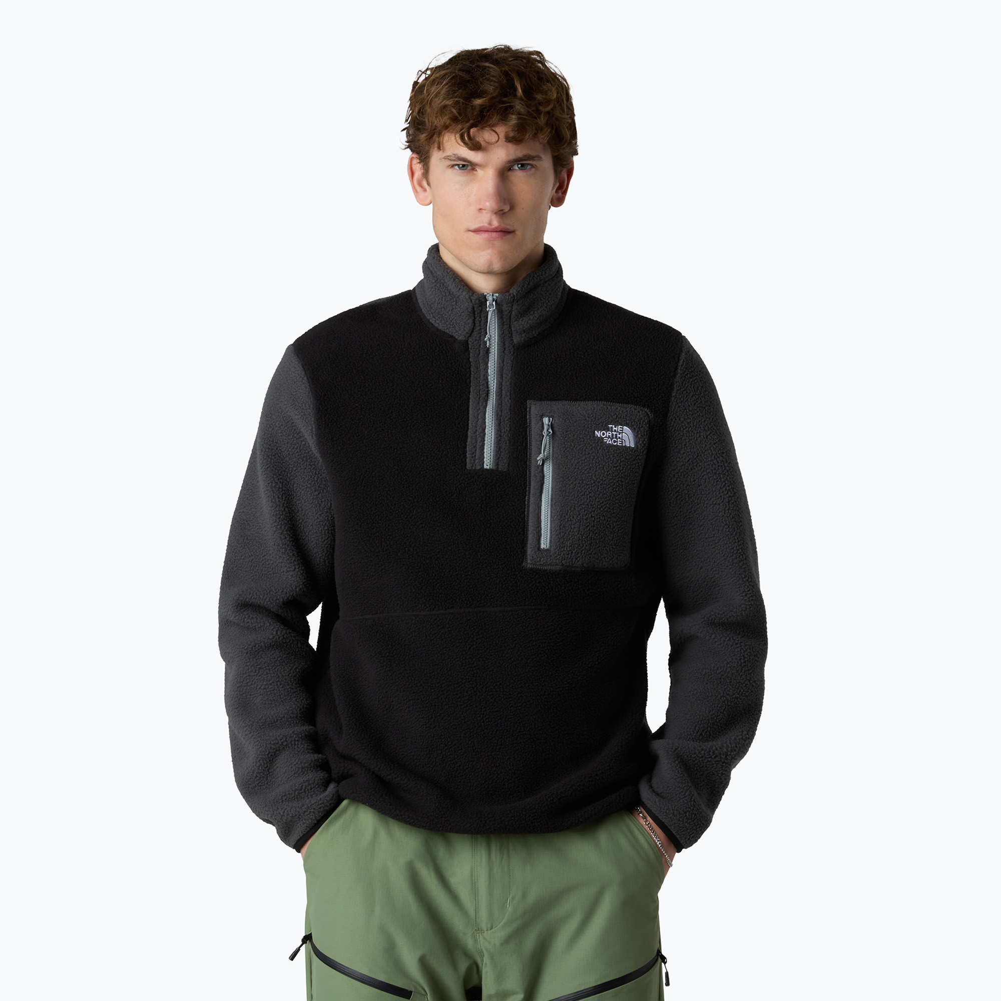 Bluza męska The North Face Yumiori 1/4 Zip black/asphalt grey/monument grey 