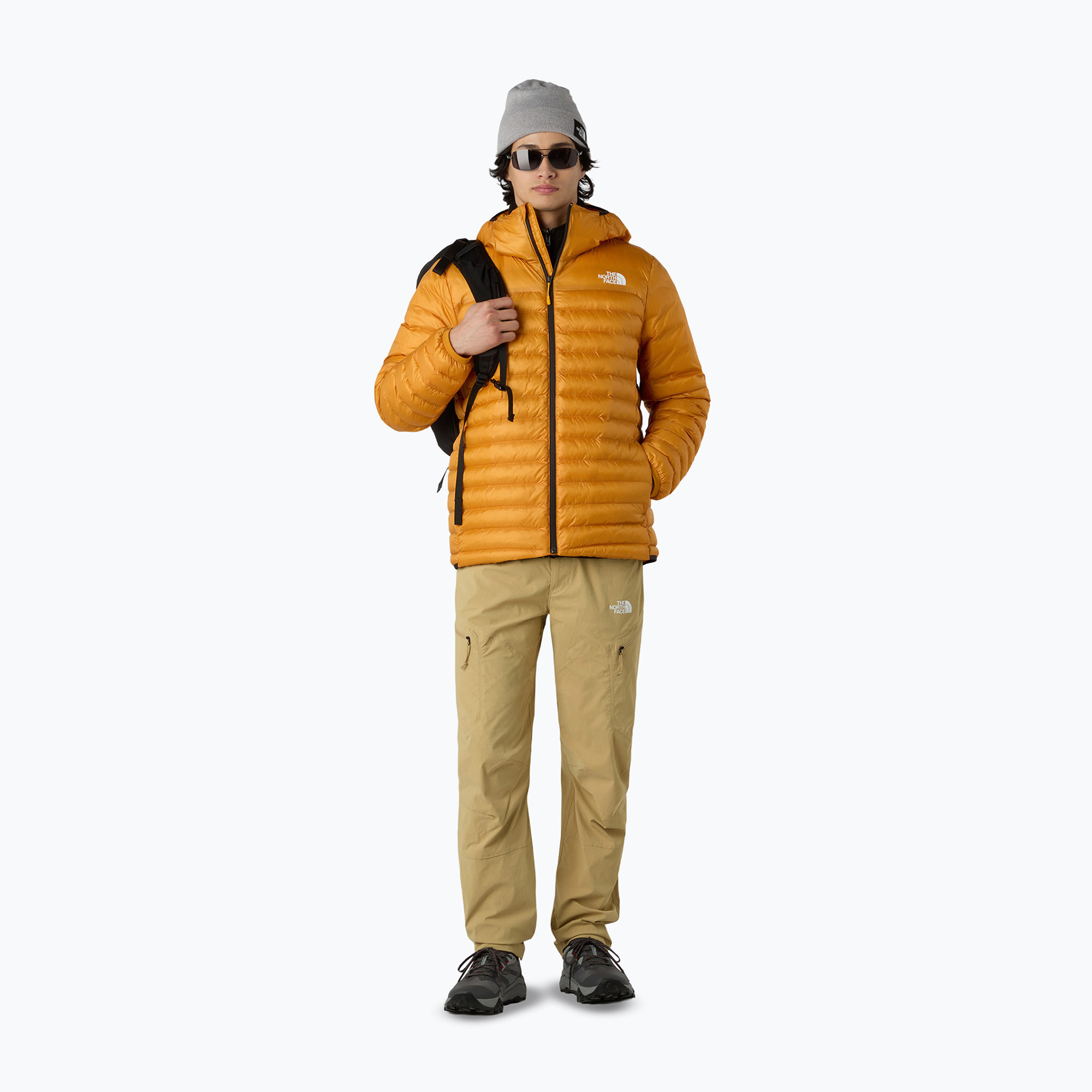 Kurtka ocieplana męska The North Face Terra Peak Hoodie citrine yellow 