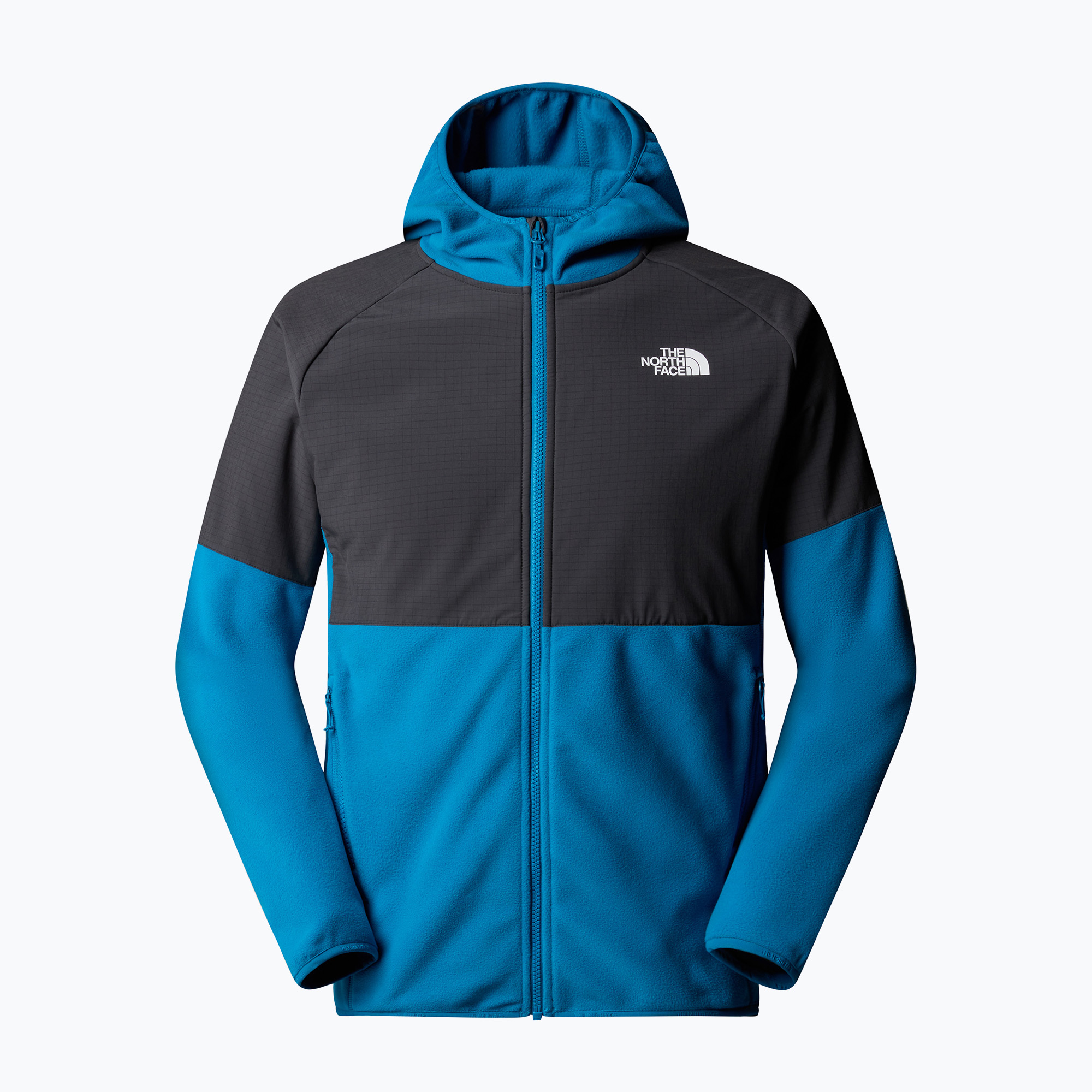 Bluza męska The North Face Glacier Heavyweight Full Zip HD dusk blue/asphalt grey 