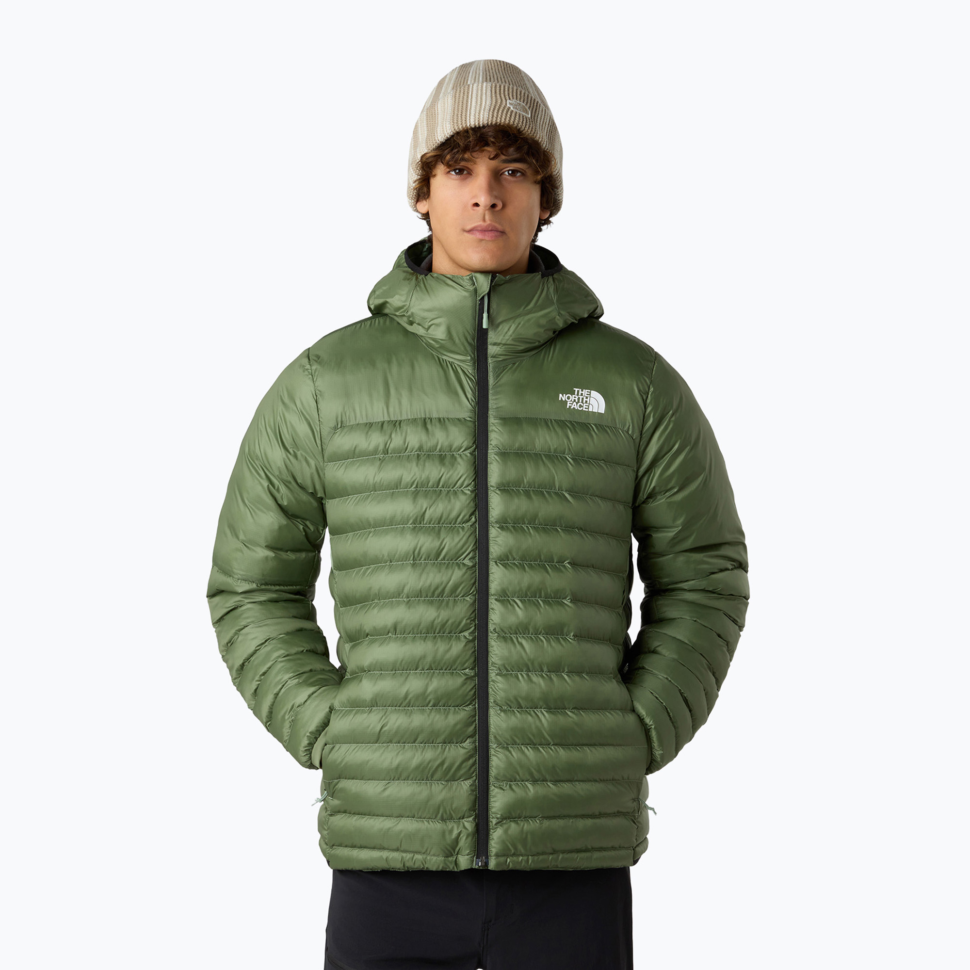 Kurtka męska The North Face Terra Peak Hoodie bark mist 