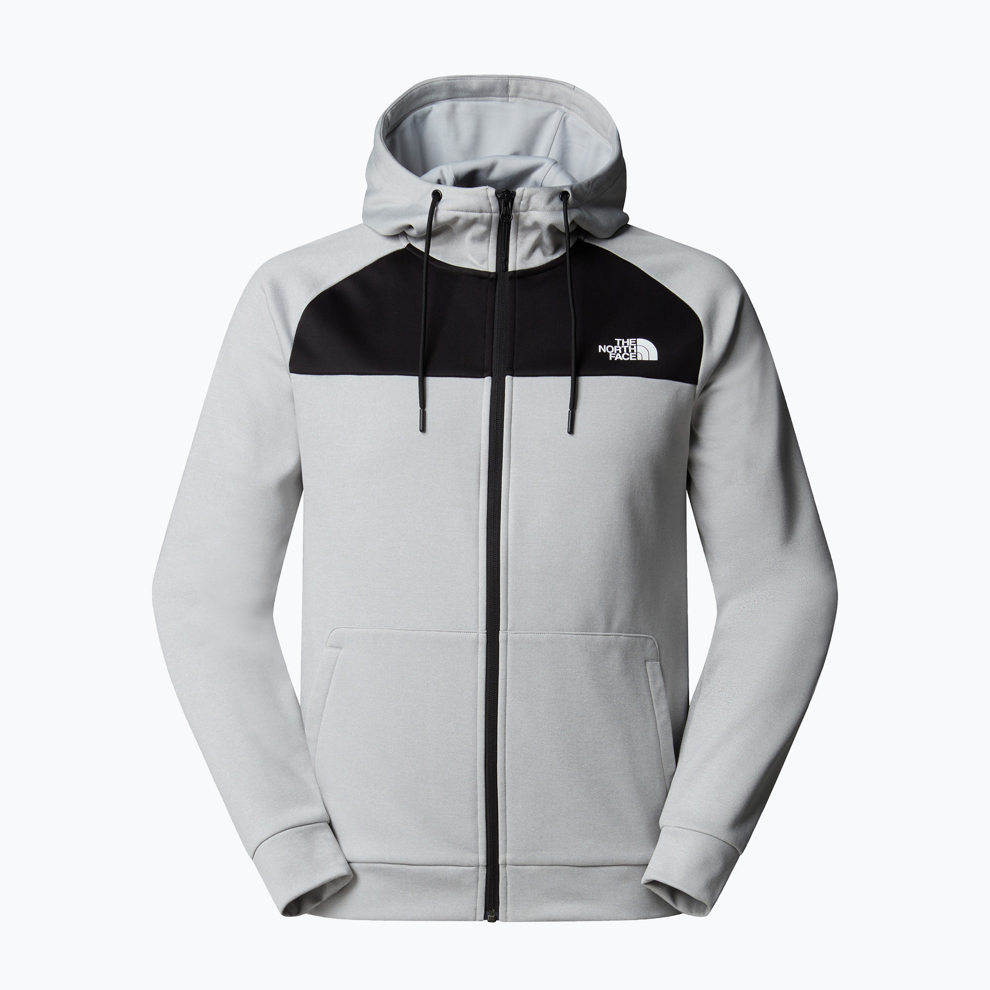 Bluza męska The North Face Reaxion Fleece Full Zip Hoodie high rise grey light heather 