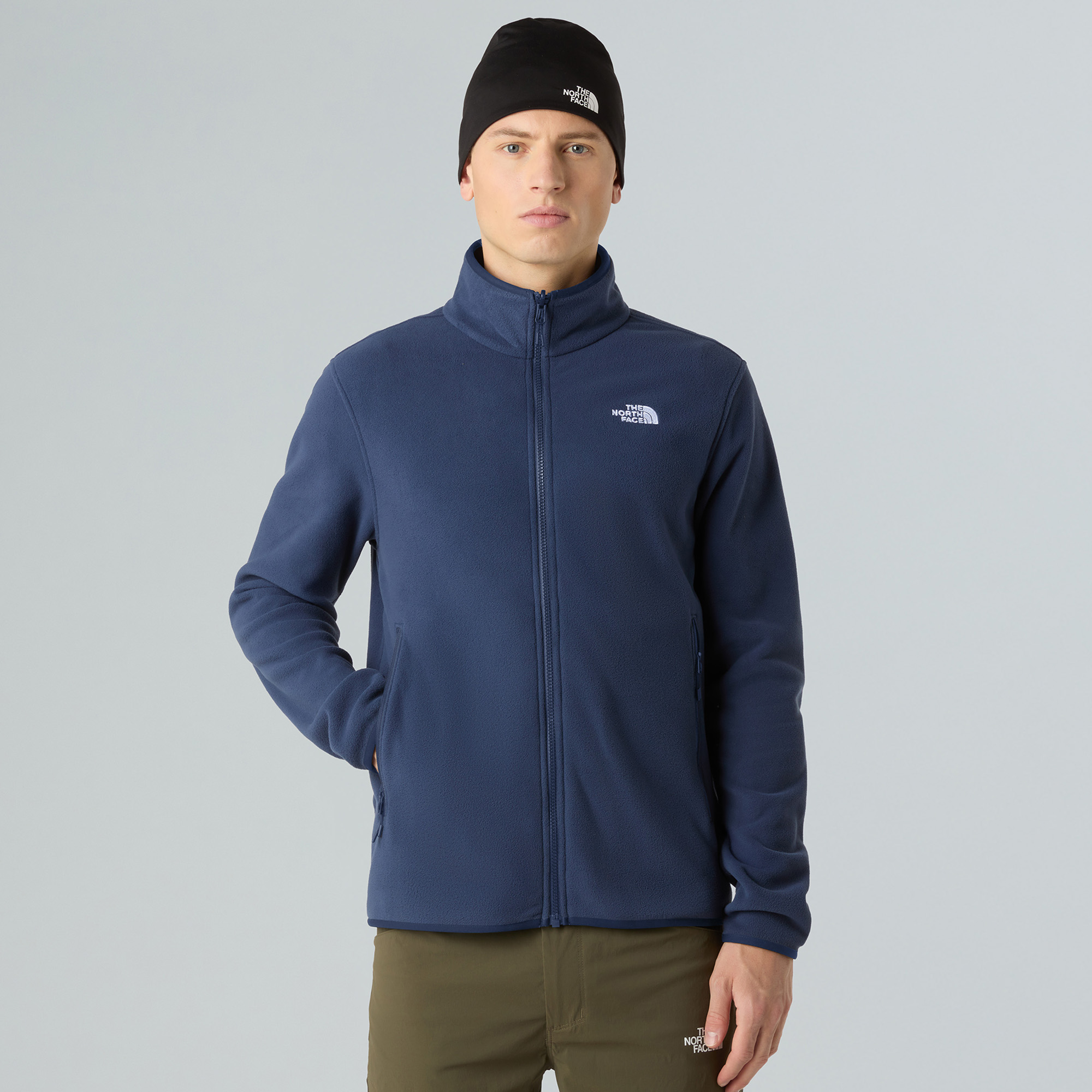Bluza polarowa męska The North Face Glacier Fleece summit navy 