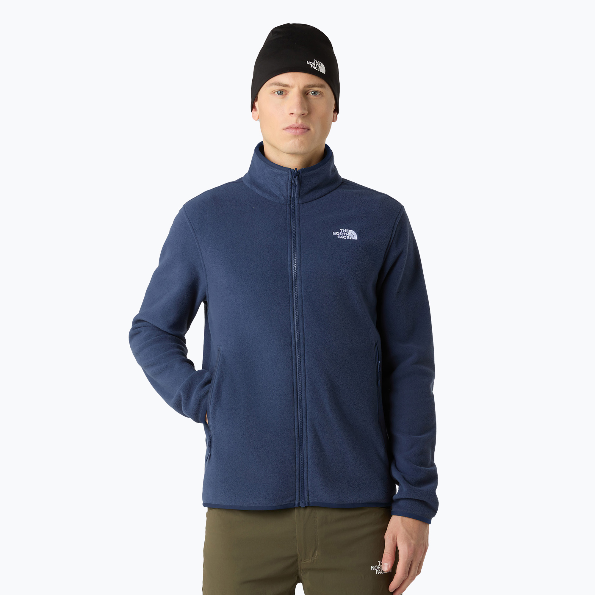 Bluza polarowa męska The North Face Glacier Fleece summit navy 