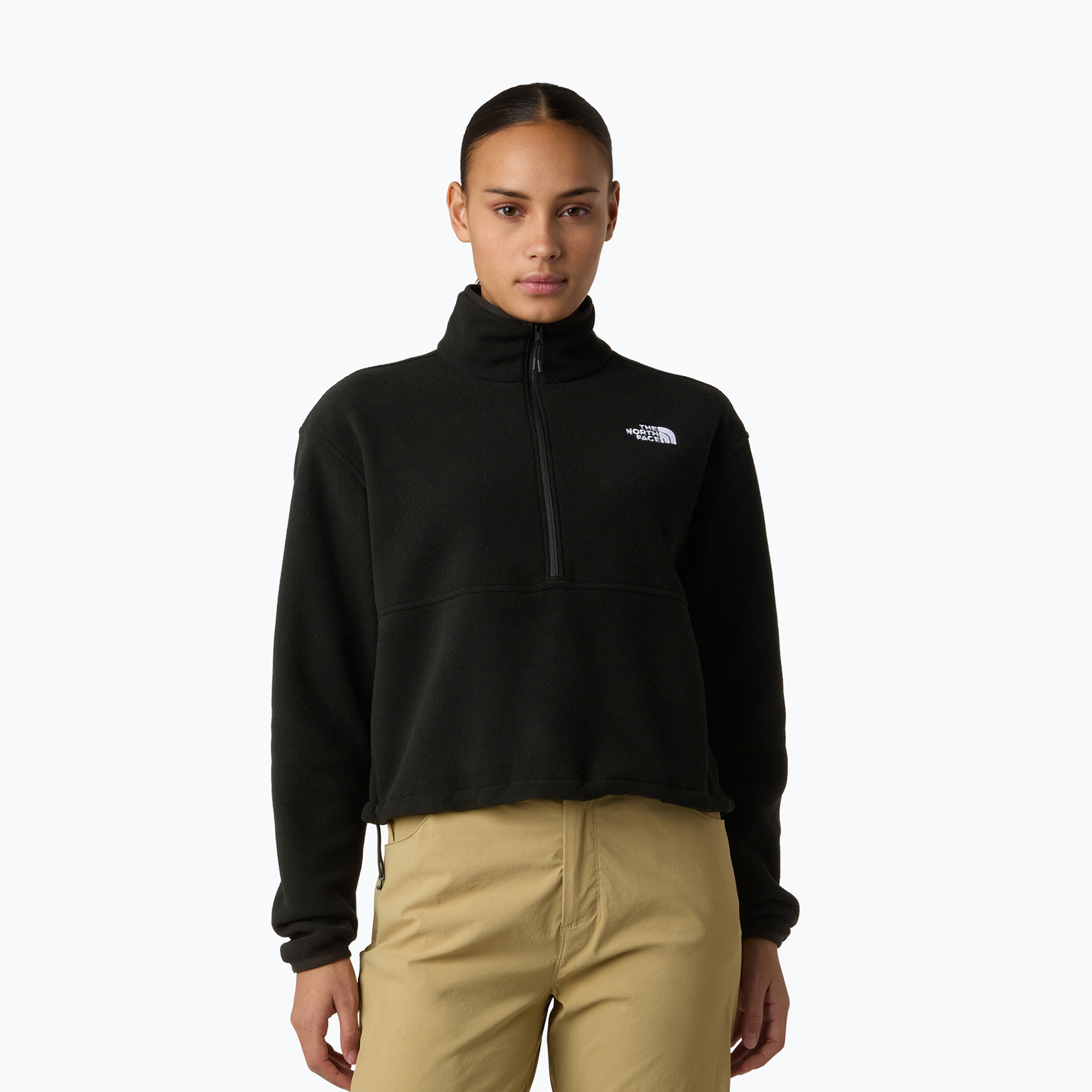 Bluza damska The North Face Glacier Fleece 1/2 Zip Short black 