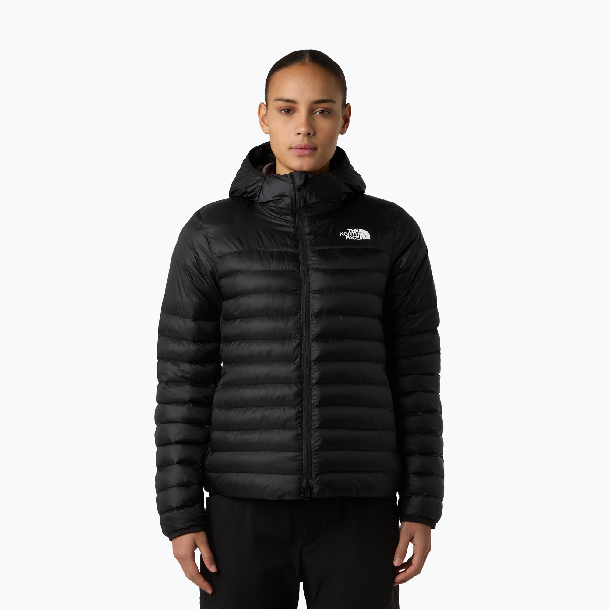 Geacă cu puf pentru femei The North Face Terra Peak Hoodie black (Terra Peak Hoodie NF0A8DEDJK31)