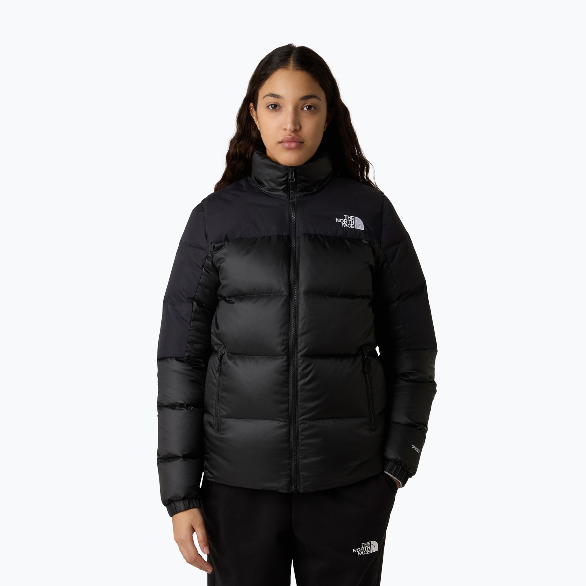 Kurtka puchowa damska The North Face Diablo Down 2.0 black heather/black 