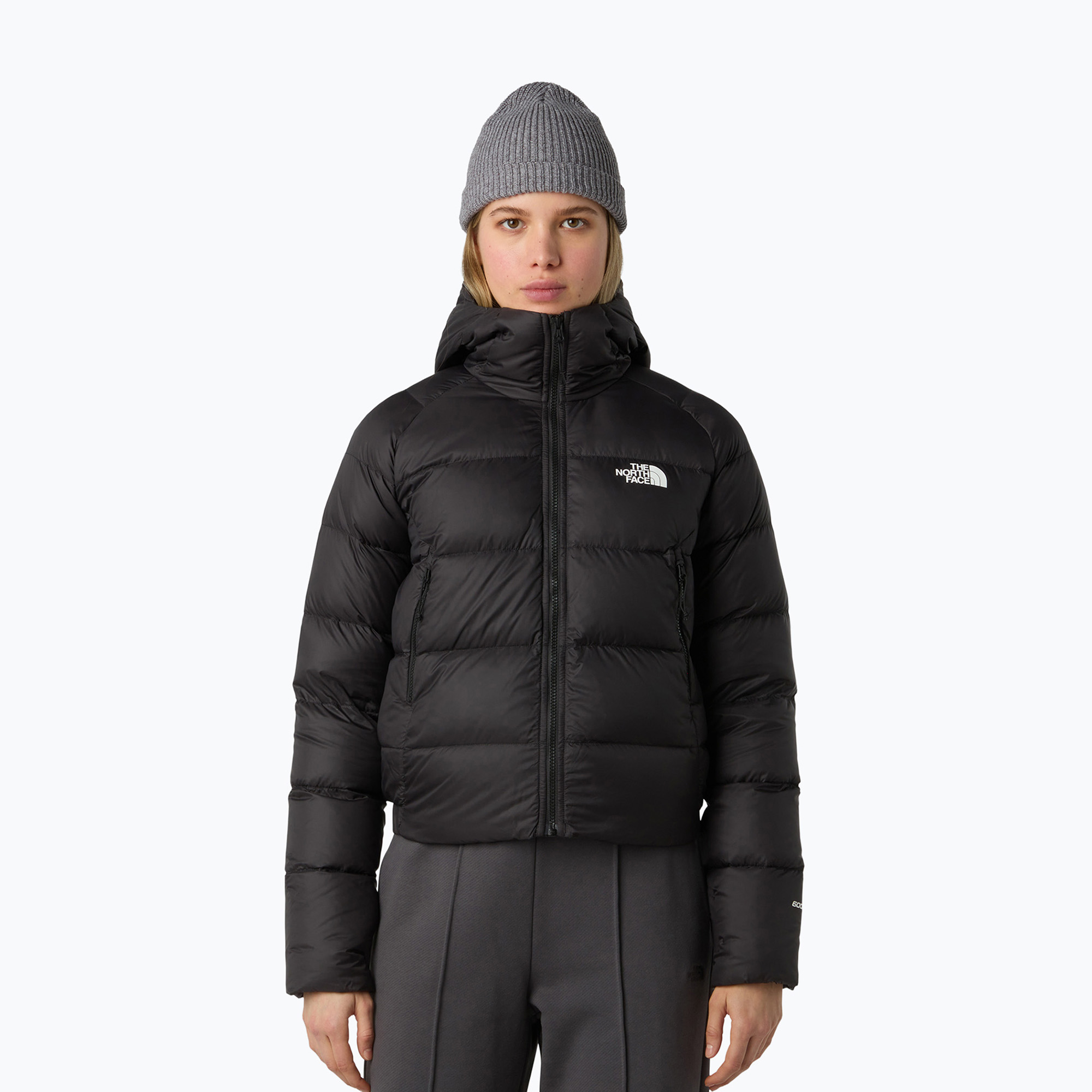 Geacă cu puf pentru femei The North Face Hyalite Down Hoodie black (Hyalite Down Hoodie NF0A8E75JK31)