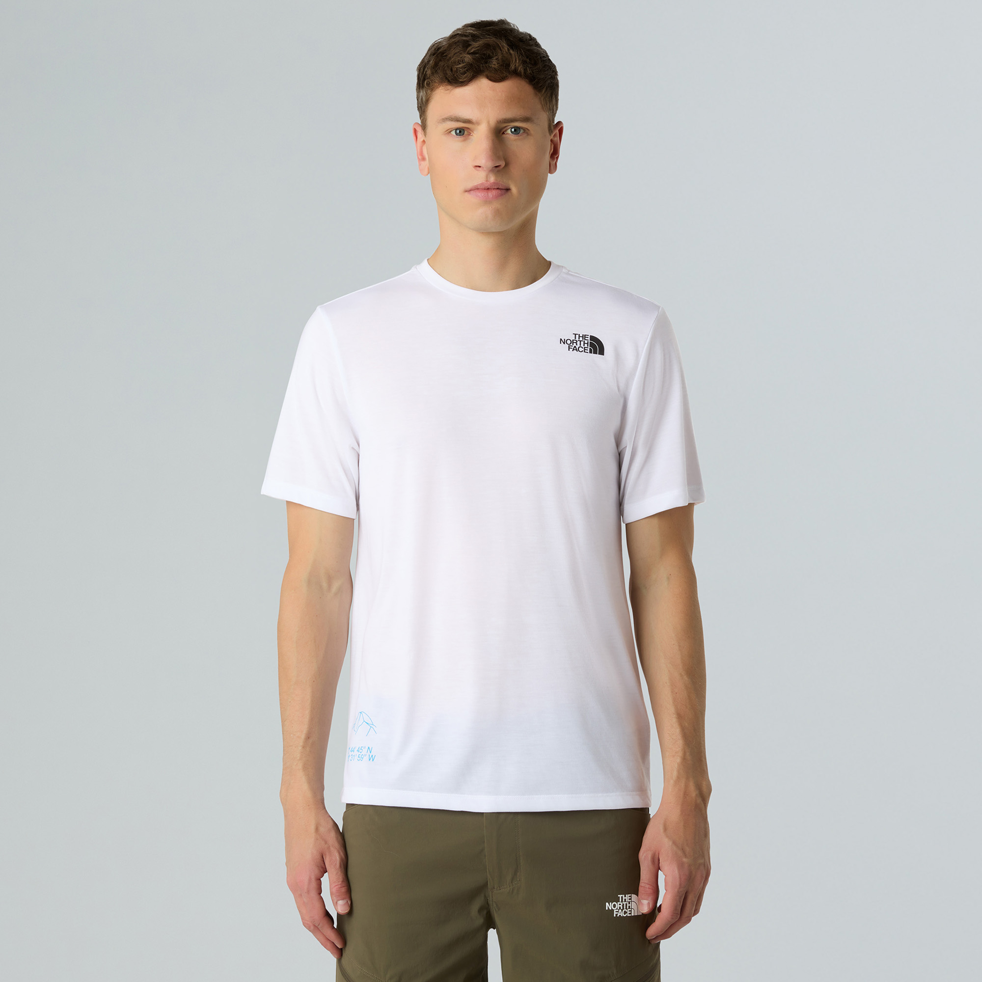 Koszulka męska The North Face Multiple Placement white 