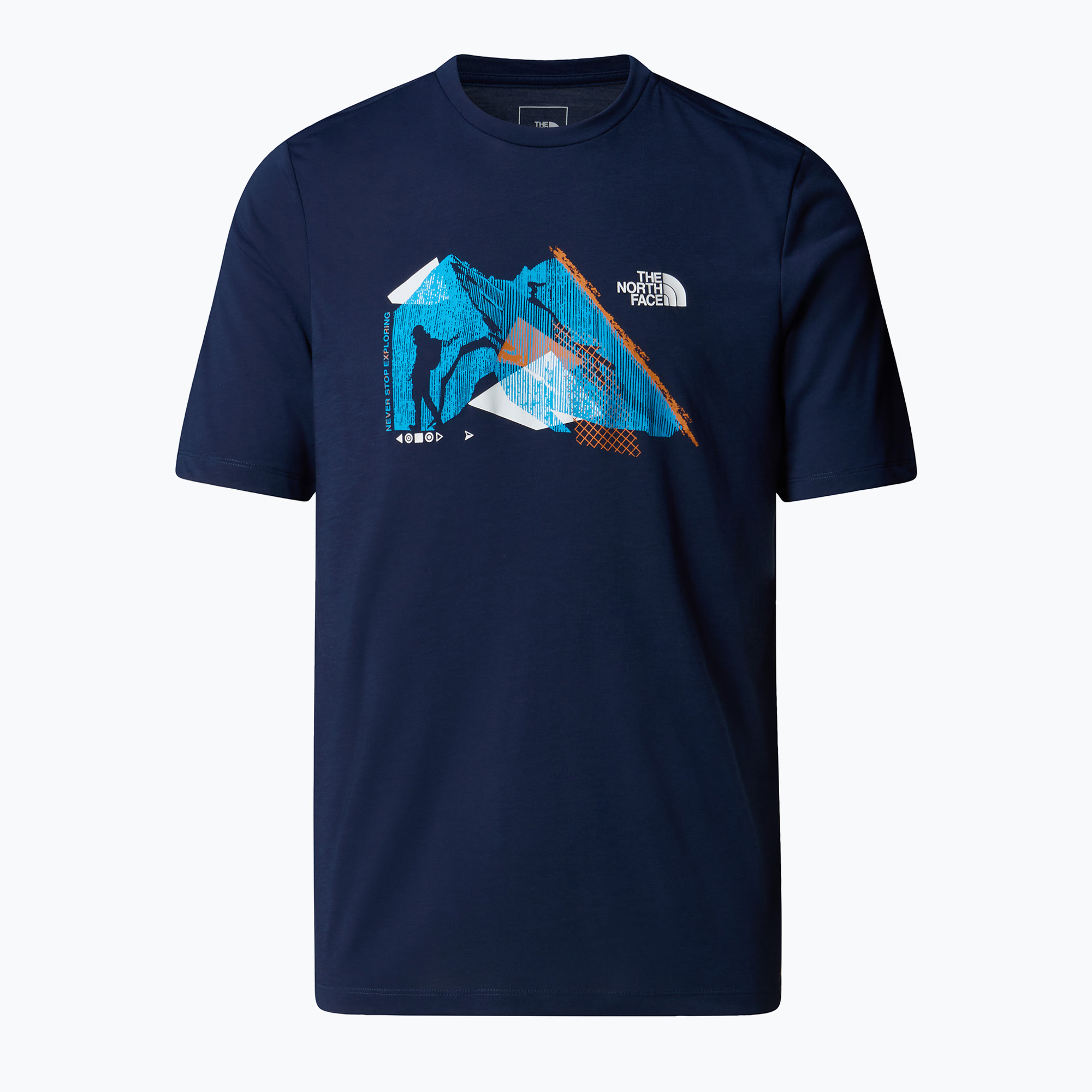 Koszulka męska The North Face Backpacking Graphic summit navy 
