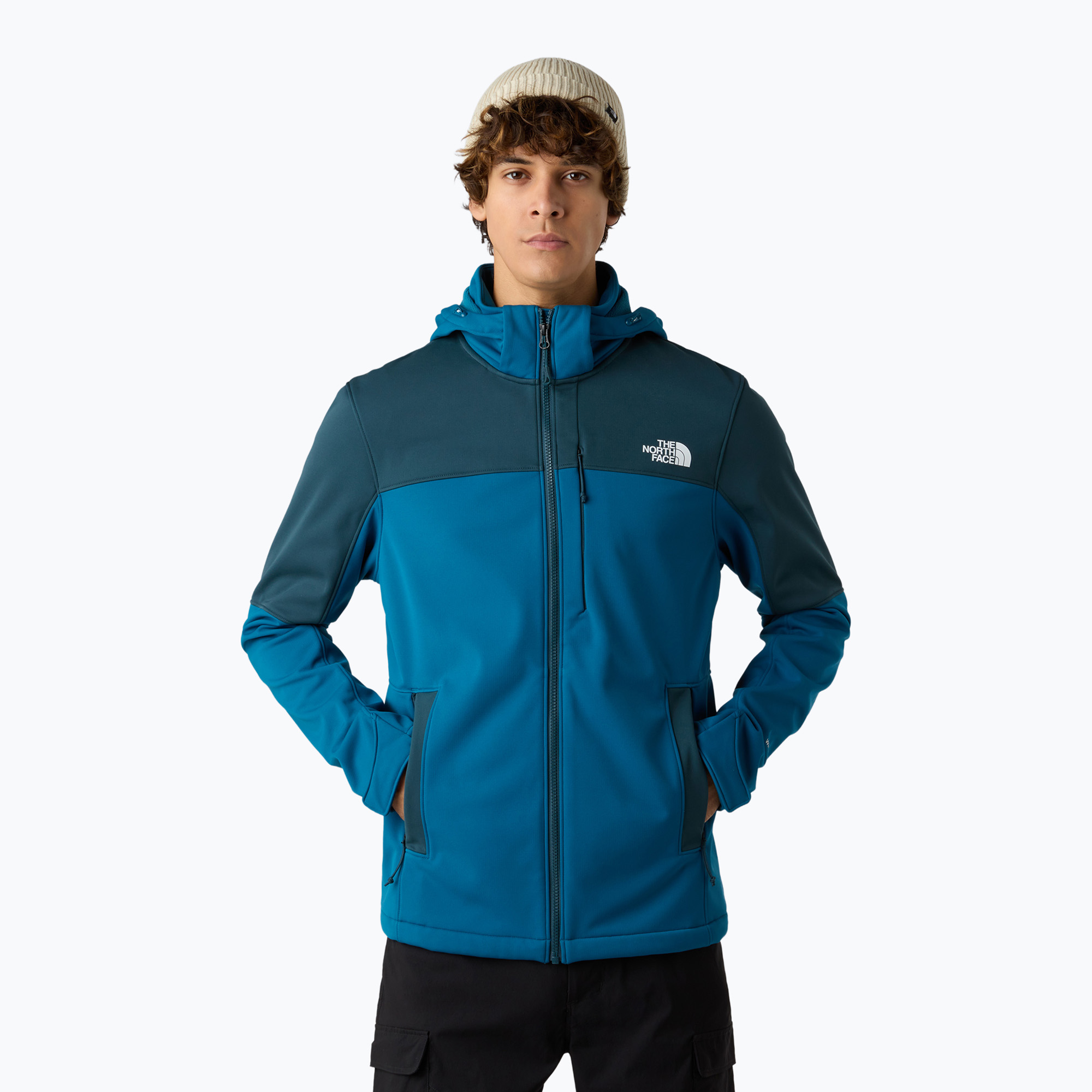 Kurtka softshell męska The North Face Diablo Softshell Detachable Hood mineral ink/deep cypres 