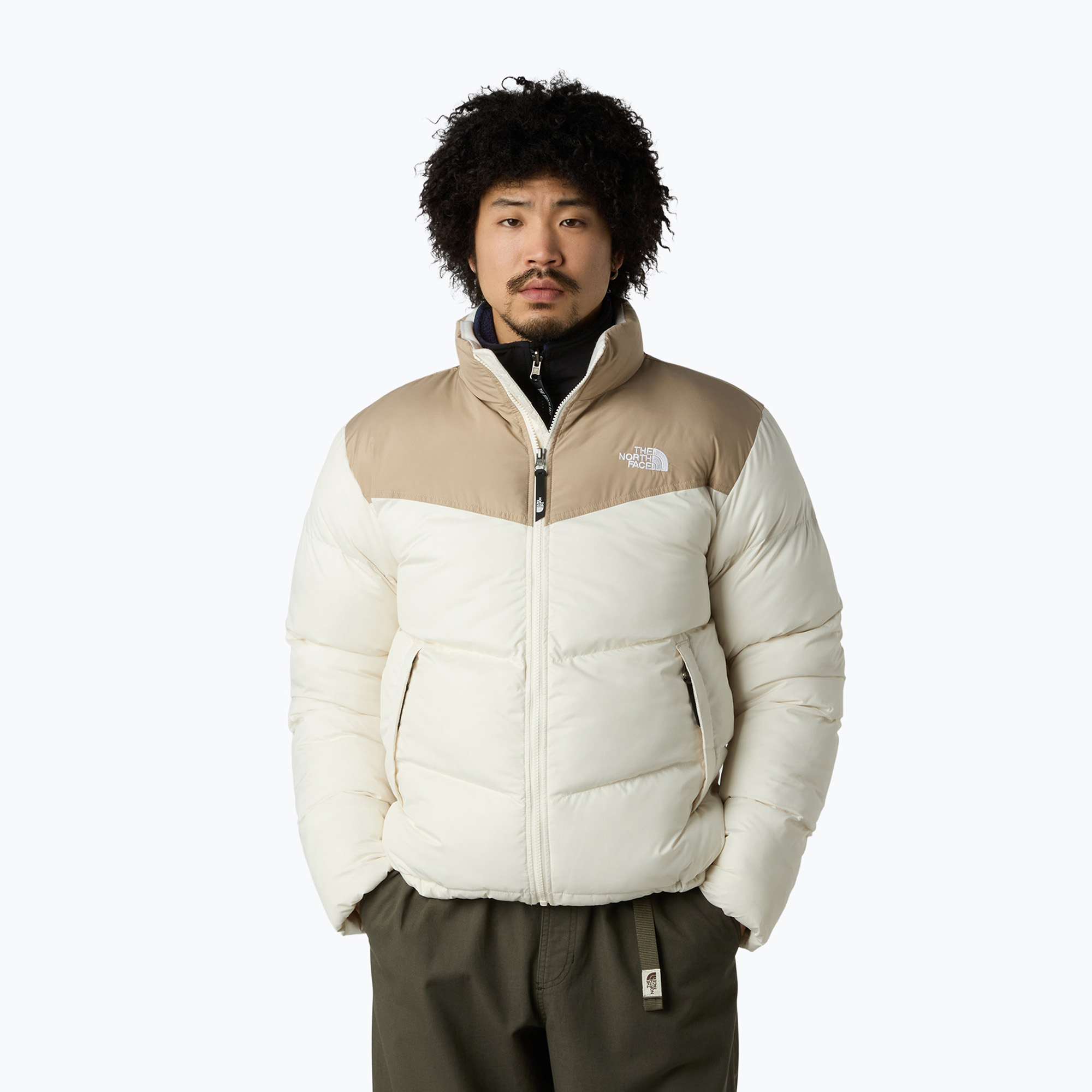 Kurtka męska The North Face Saikuru mushroom grey/white dun 
