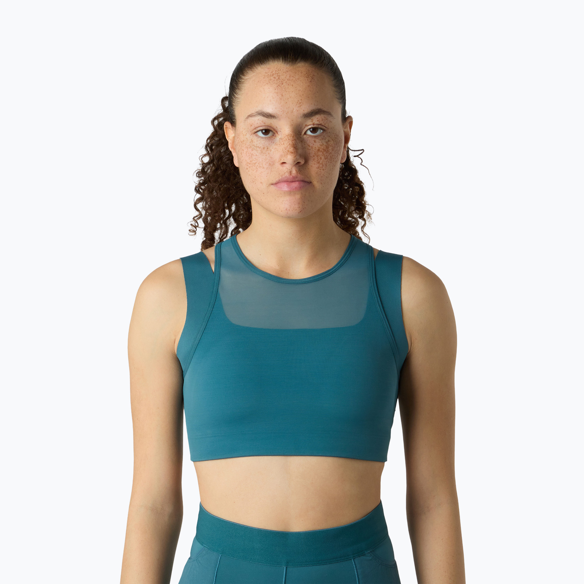 Biustonosz treningowy The North Face Refina Double Layer space 