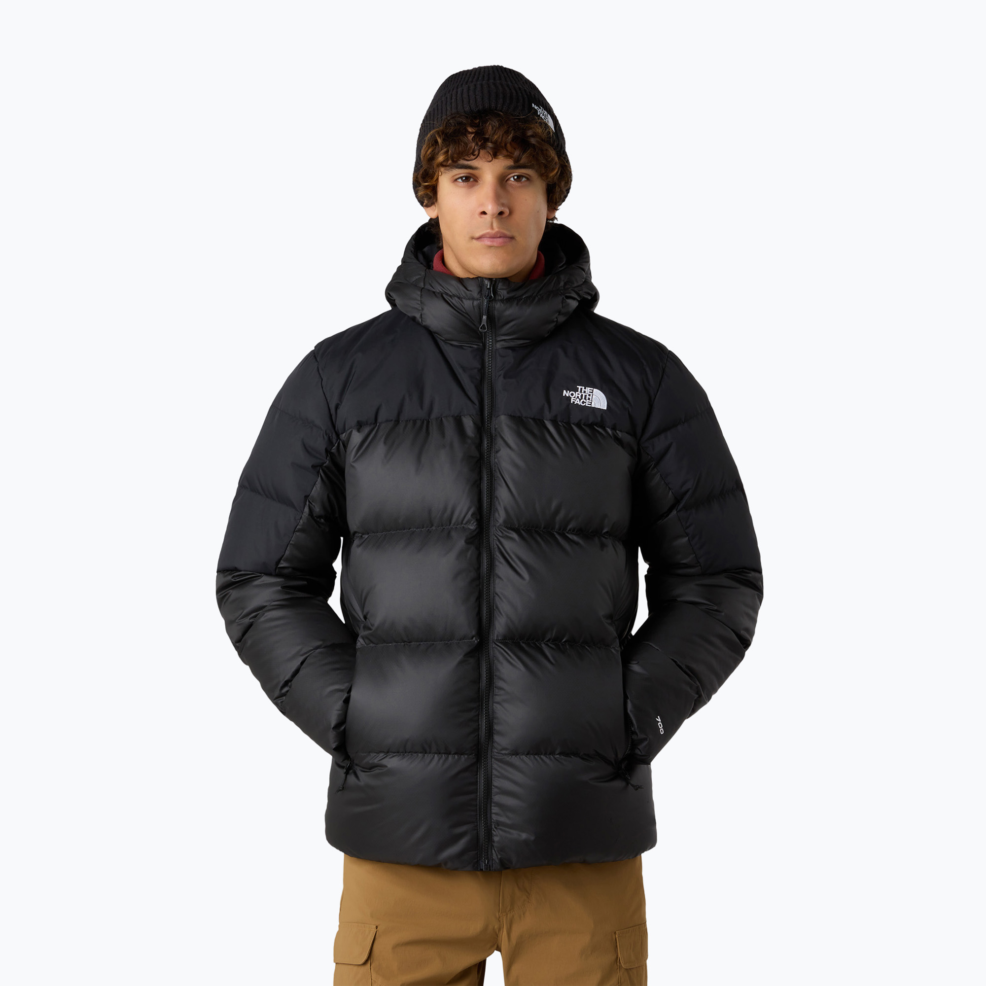 Kurtka puchowa męska The North Face Diablo Down 2.0 Hoodie black/black/recycled down 