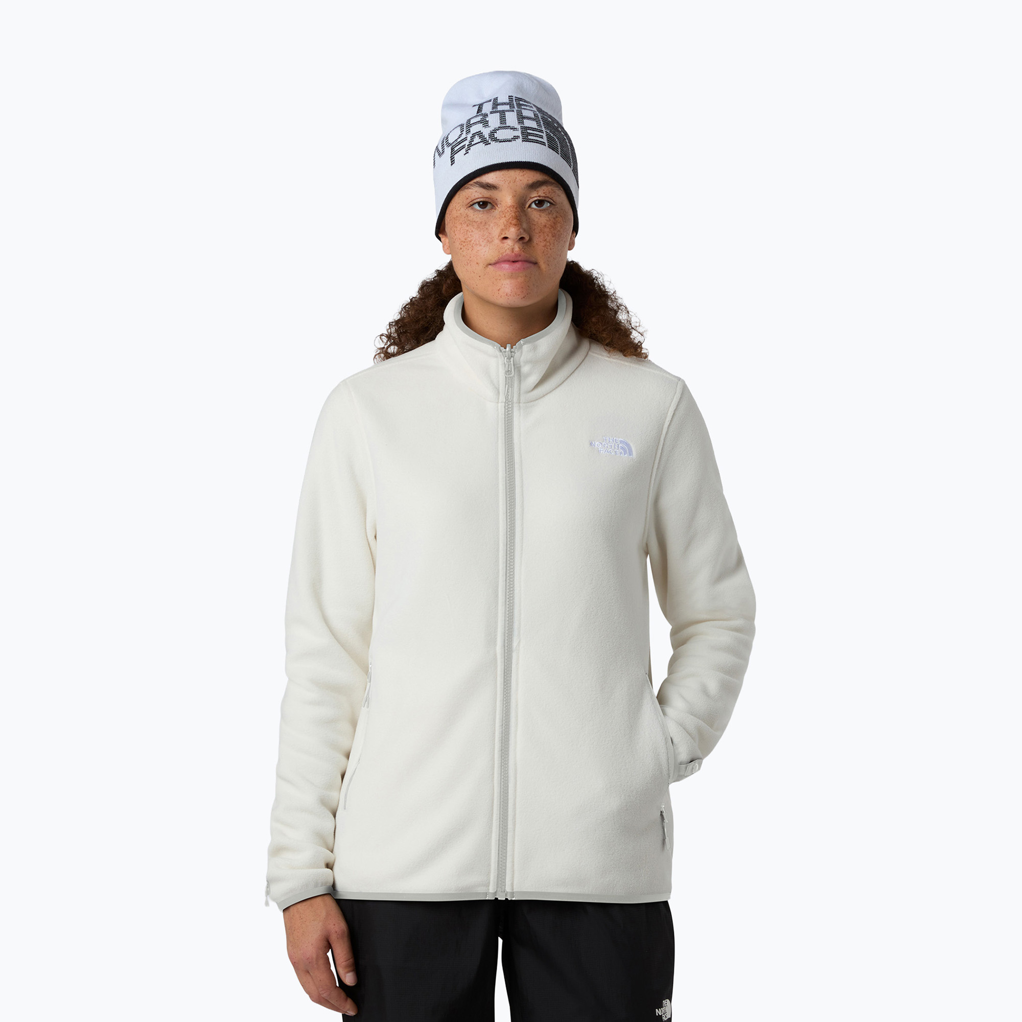 Bluza polarowa damska The North Face Glacier Fleece white dune 