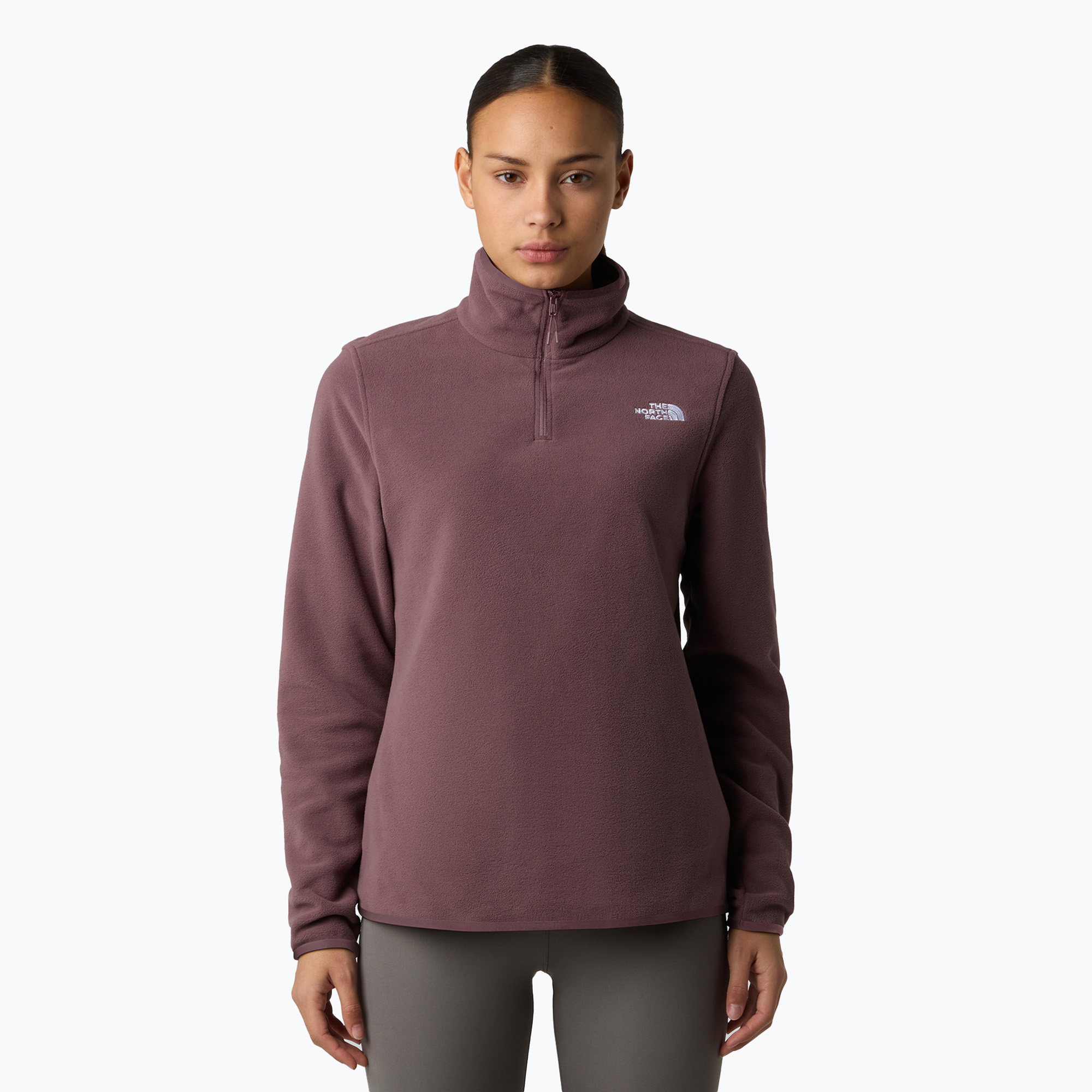 Bluza polarowa damska The North Face Glacier Fleece 1/4 Zip tawny quartz 