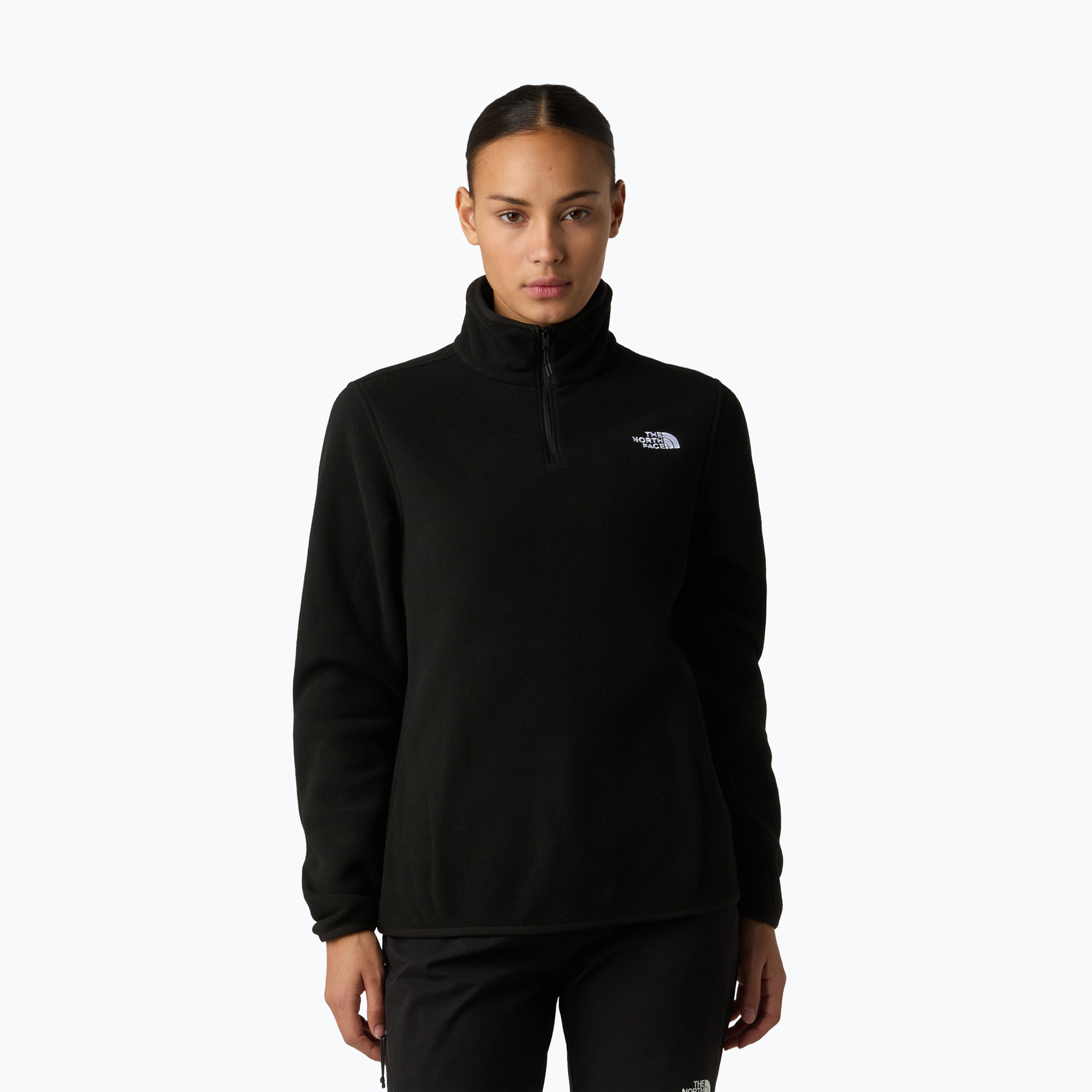 Bluza polarowa damska The North Face Glacier Fleece 1/4 Zip black 