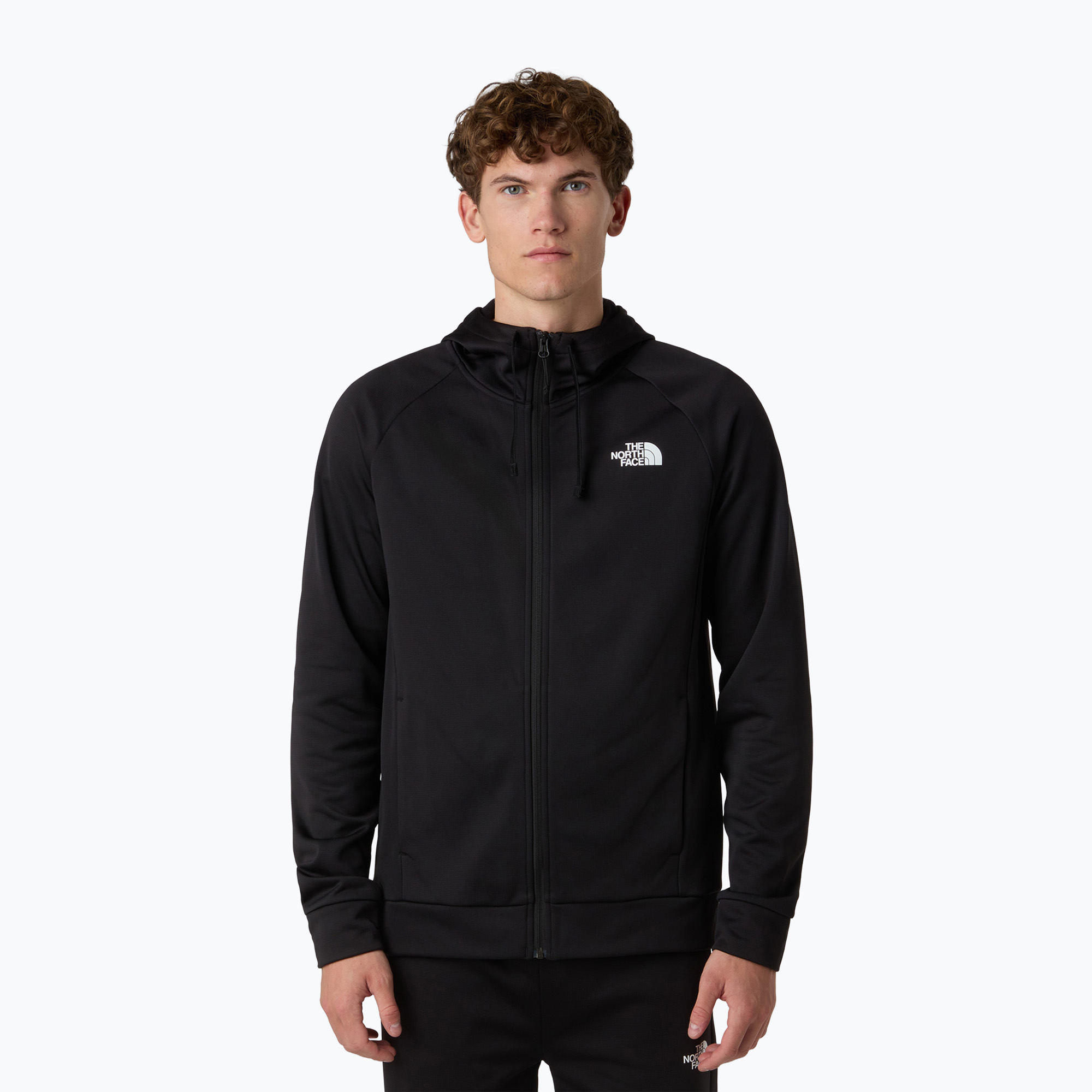 Bluza męska The North Face Reaxion 2.0 Hooded Full Zip black heather 