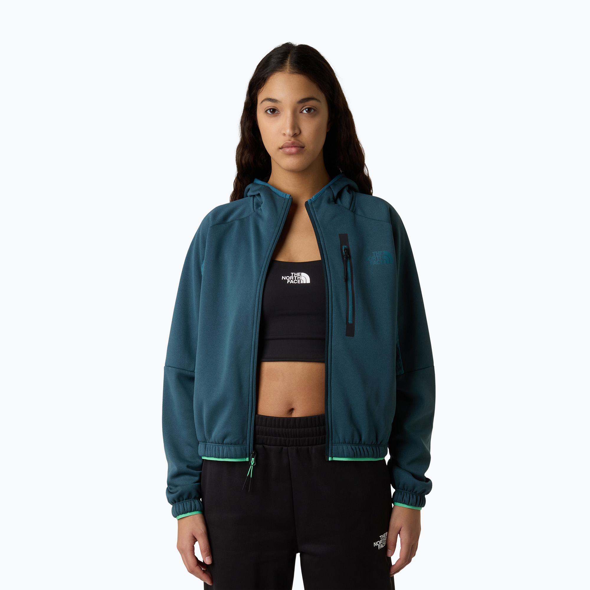 Bluza damska The North Face Mountain Athletics Fleece Full Zip deep cypress/space 