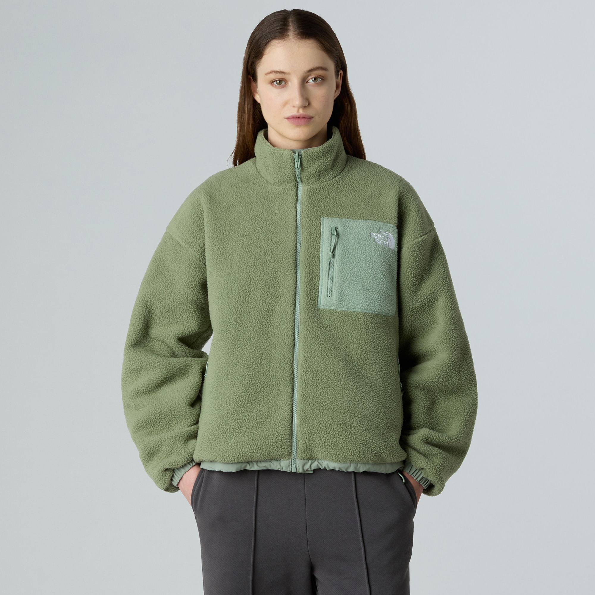Kurtka damska The North Face Yumiori Reversible slate moss/bark mist 