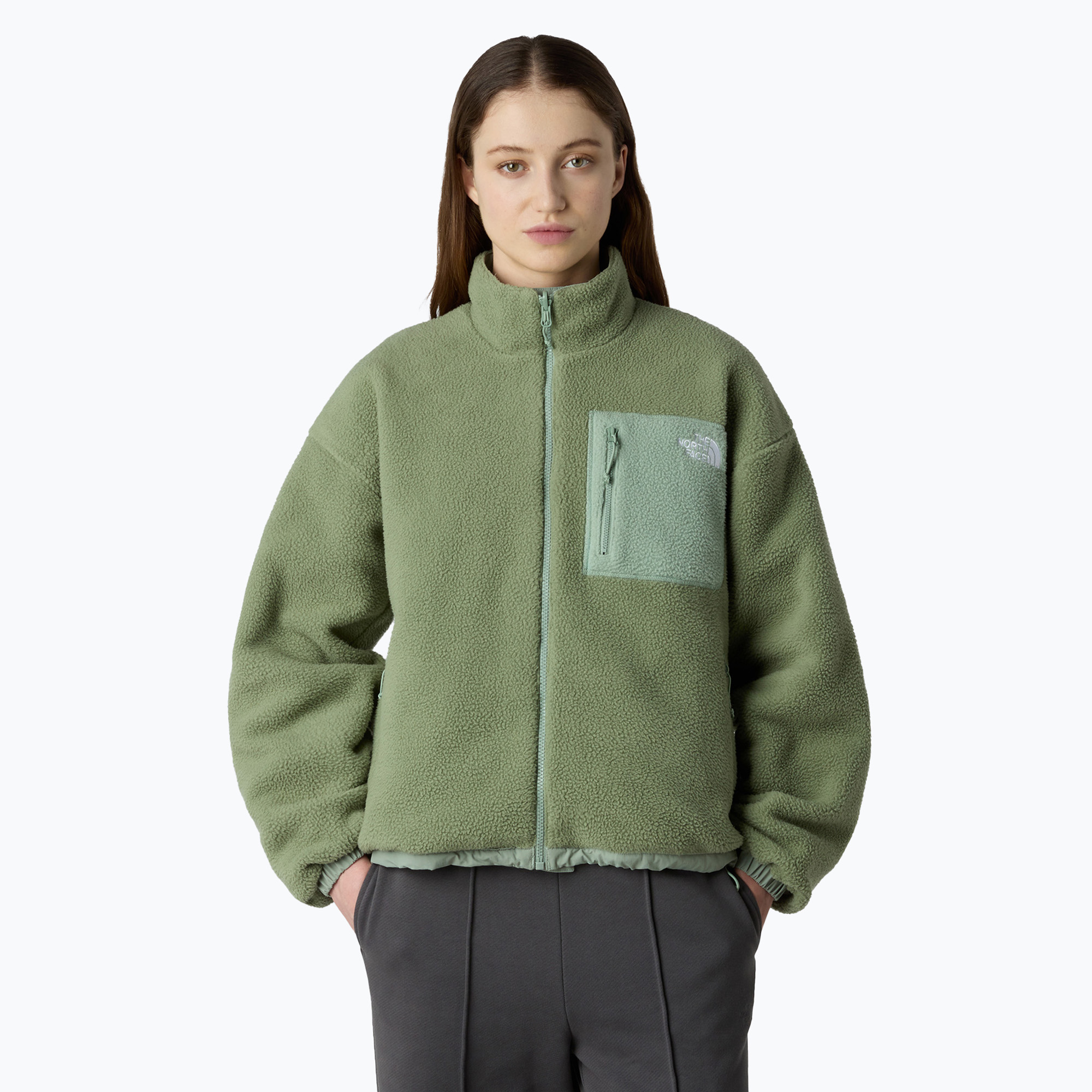 Kurtka damska The North Face Yumiori Reversible slate moss/bark mist 