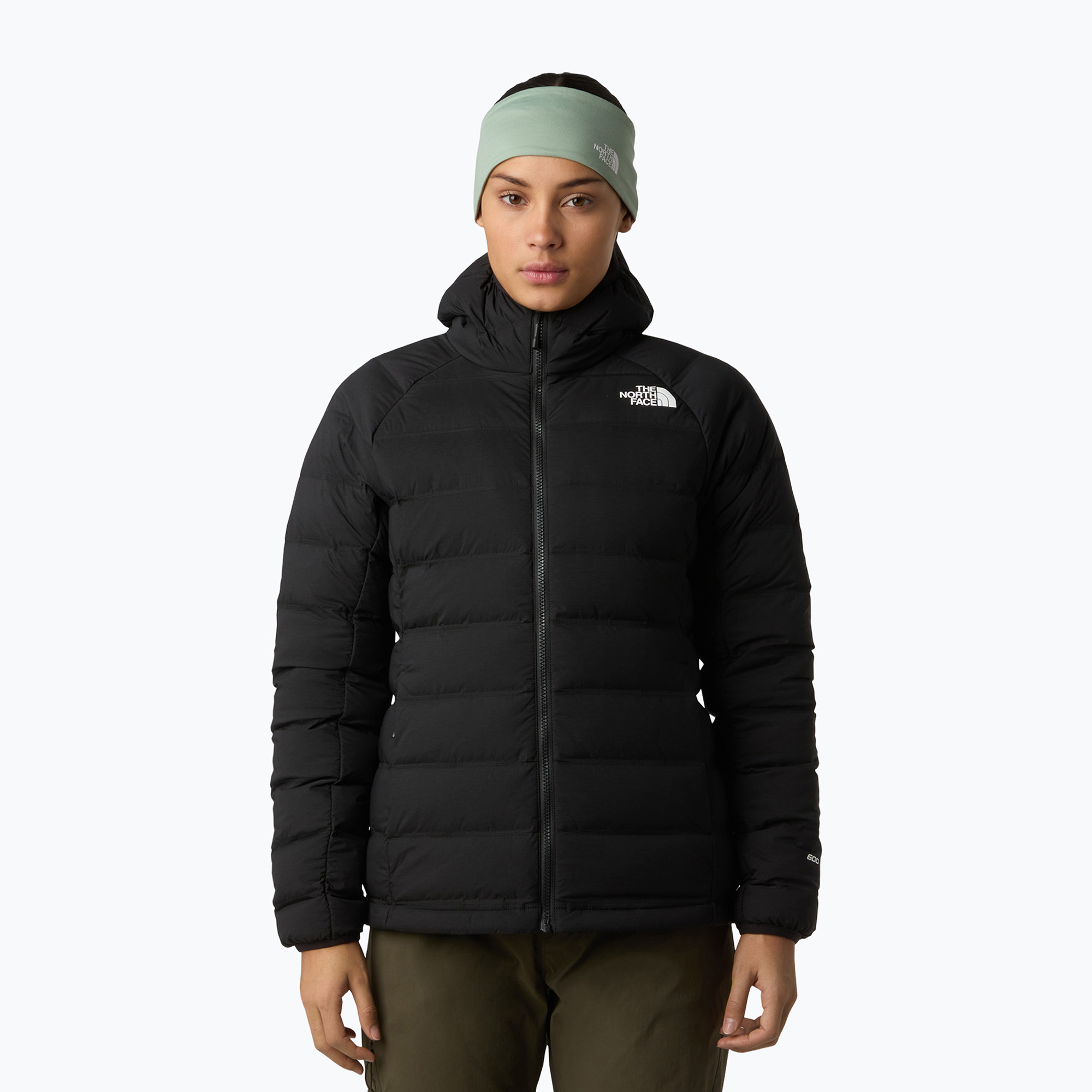 Kurtka puchowa damska The North Face Abseil Stretch Down Hoodie black 