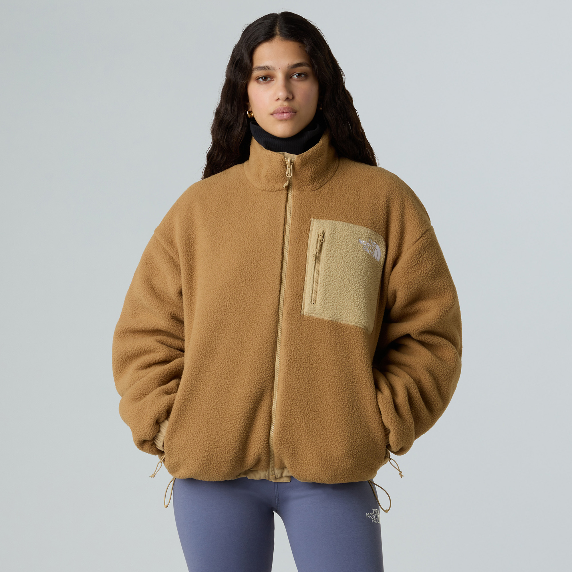 Kurtka damska The North Face Yumiori Reversible khaki stone/utility brown 